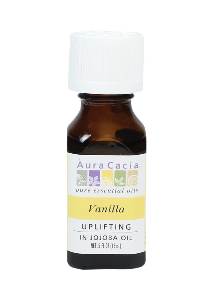 Foto 2 pulgar | Aceite Esencial Aura Cacia Vanilla En Botella De Aceite De Jojoba De 15 Ml - Venta Internacional.