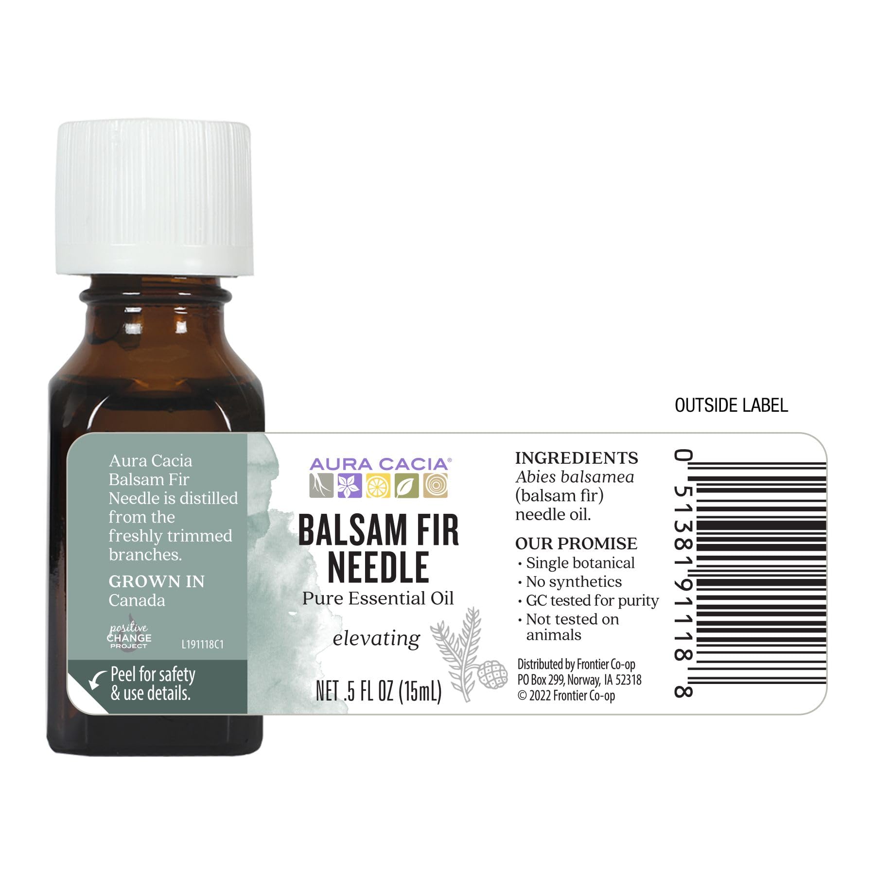 Foto 6 pulgar | Aceite Esencial Aura Cacia Balsam Bef Needle 15 Ml - Venta Internacional.