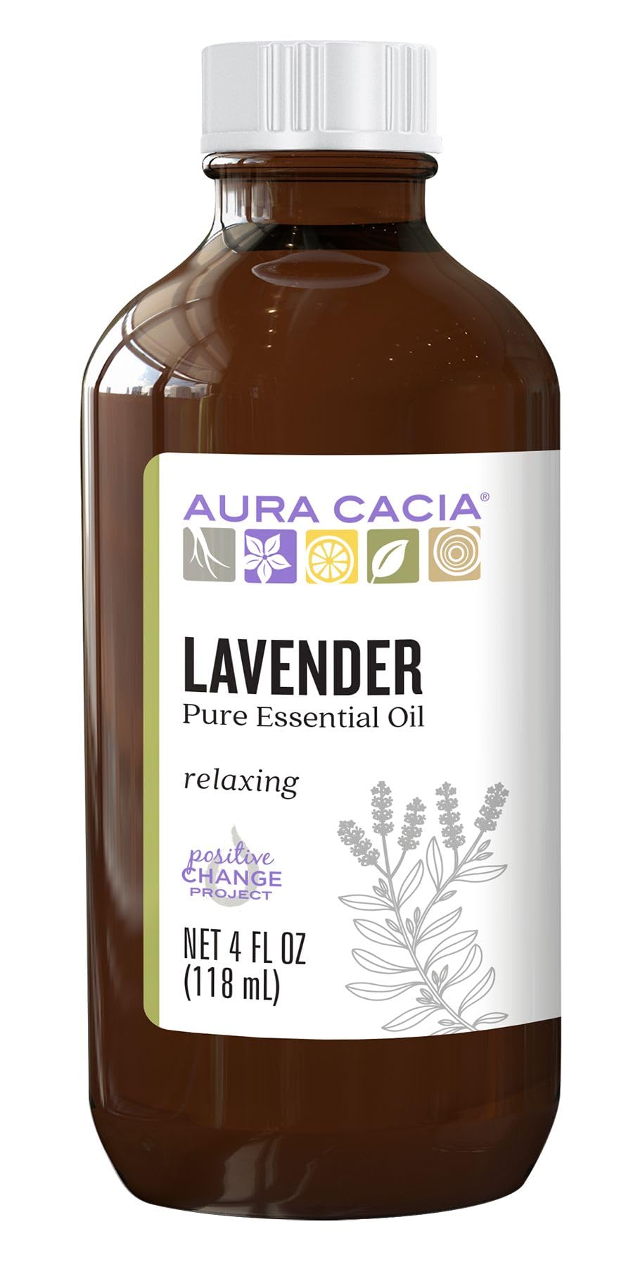 Foto 2 pulgar | Aceite Esencial Aura Cacia Calming Lavanda 120ml - Venta Internacional.