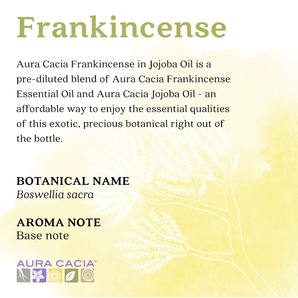 Foto 3 pulgar | Aceite Esencial Aura Cacia Frankincense 15 Ml En Aceite De Jojoba - Venta Internacional.