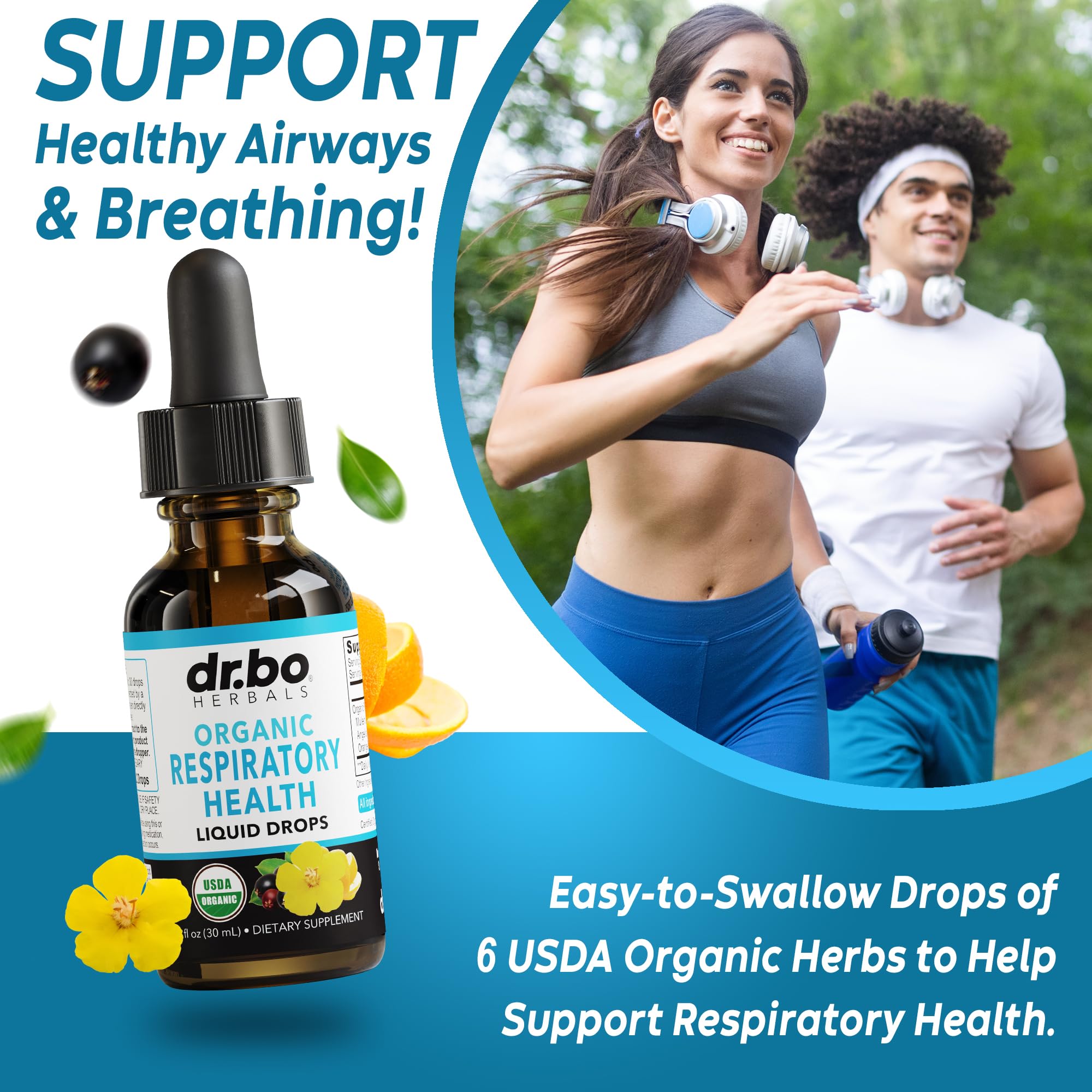 Foto 3 | Gotas Para La Salud Respiratoria Dr. Bo Lung Detox Mullein, 30 Ml - Venta Internacional.