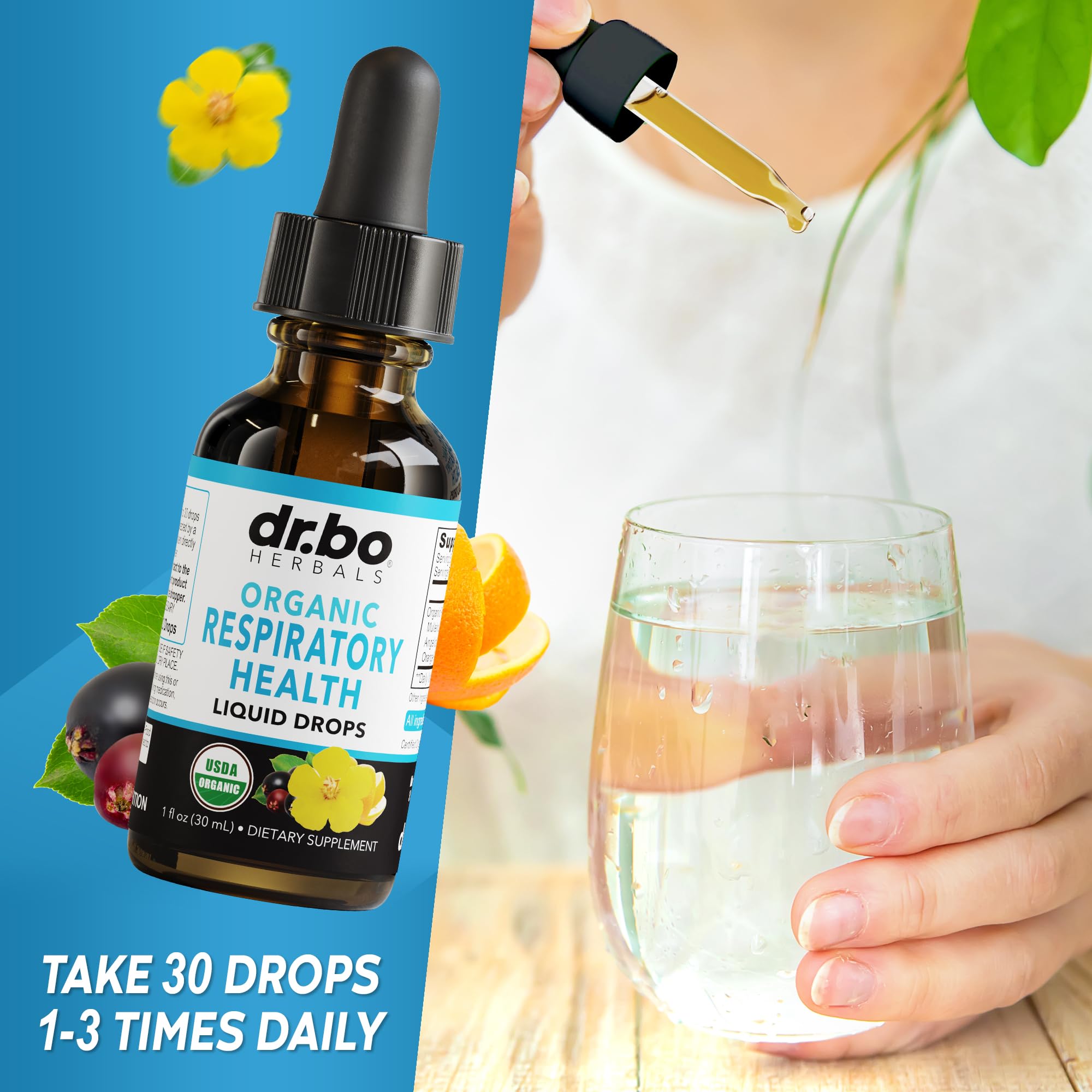 Foto 8 pulgar | Gotas Para La Salud Respiratoria Dr. Bo Lung Detox Mullein, 30 Ml - Venta Internacional.