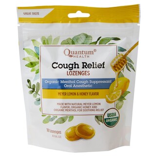 Foto 1 | Pastillas Para Aliviar La Tos Quantum Health Organic Meyer Lemon & Honey - Venta Internacional.