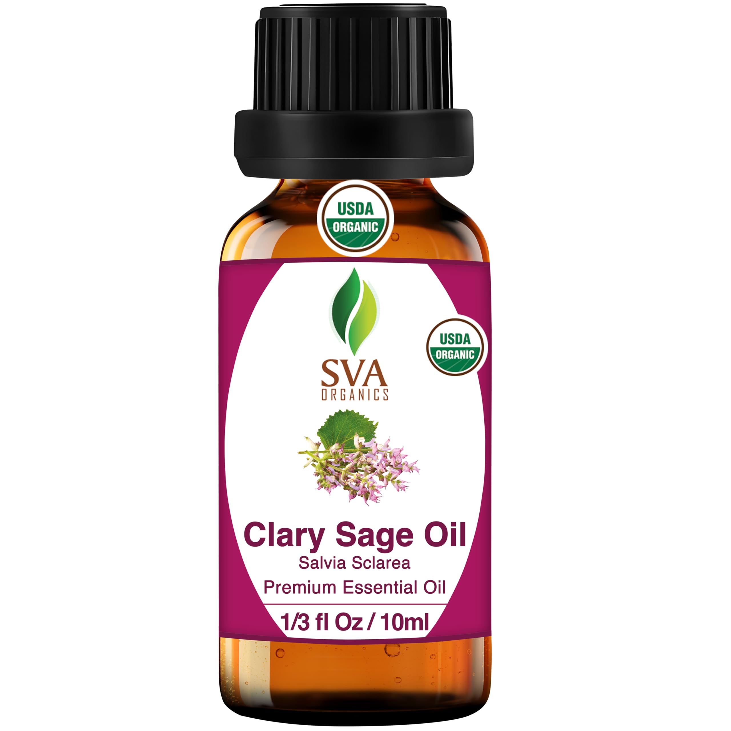 Foto 1 | Aceite Esencial Sva Clary Sage Orgánico, 10 Ml, 100% Natural - Venta Internacional.