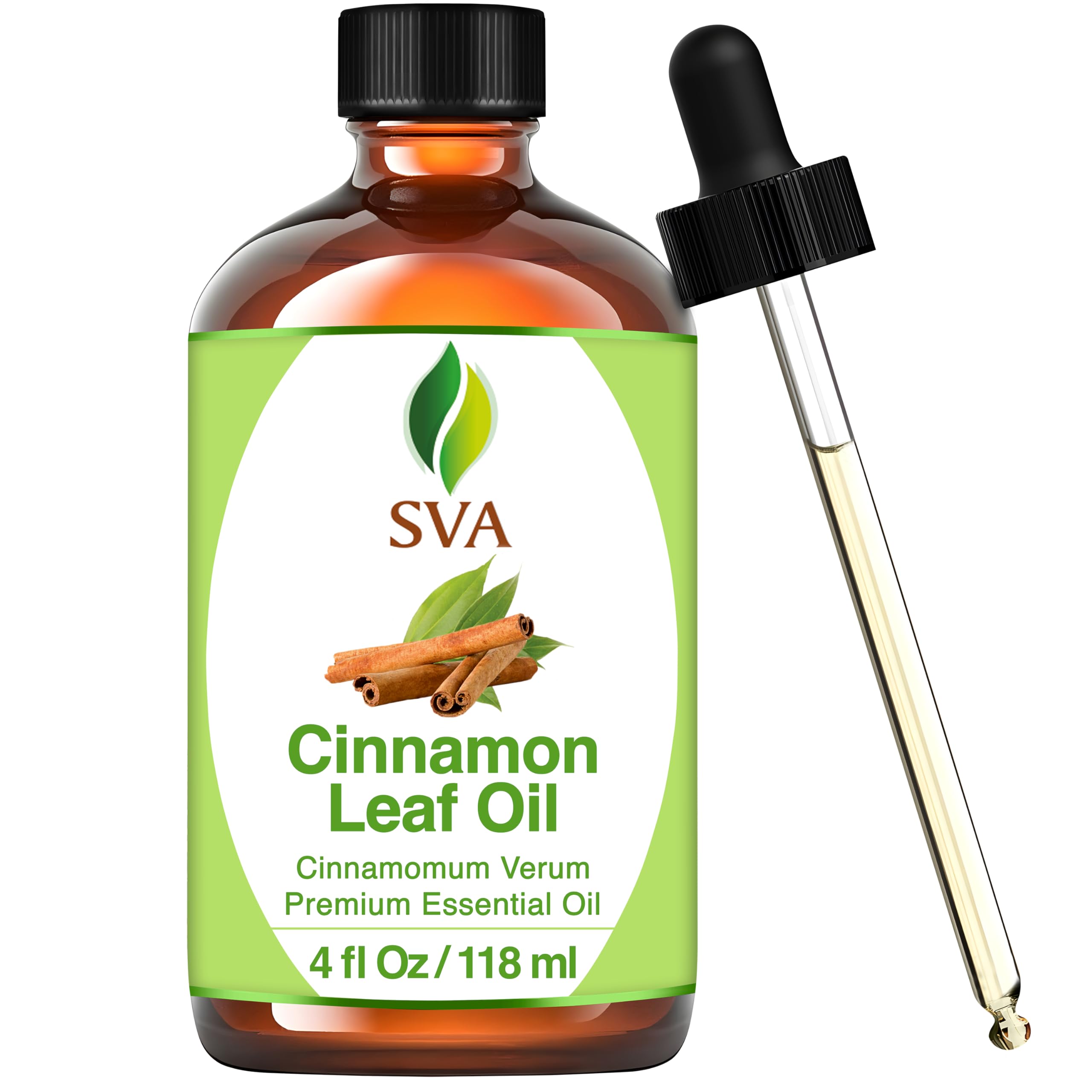 Foto 1 | Aceite Esencial Sva De Hoja De Canela, 120 Ml, 100% Natural Con Gotero - Venta Internacional.