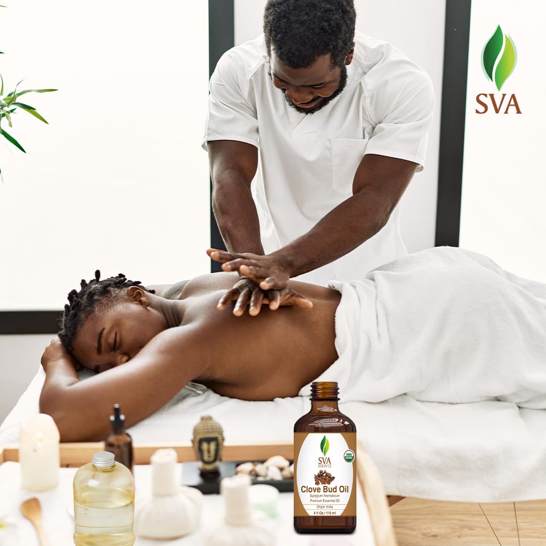 Foto 7 | Aceite Esencial Sva Clove Organic 120 Ml Con Gotero Para Difuso - Venta Internacional.