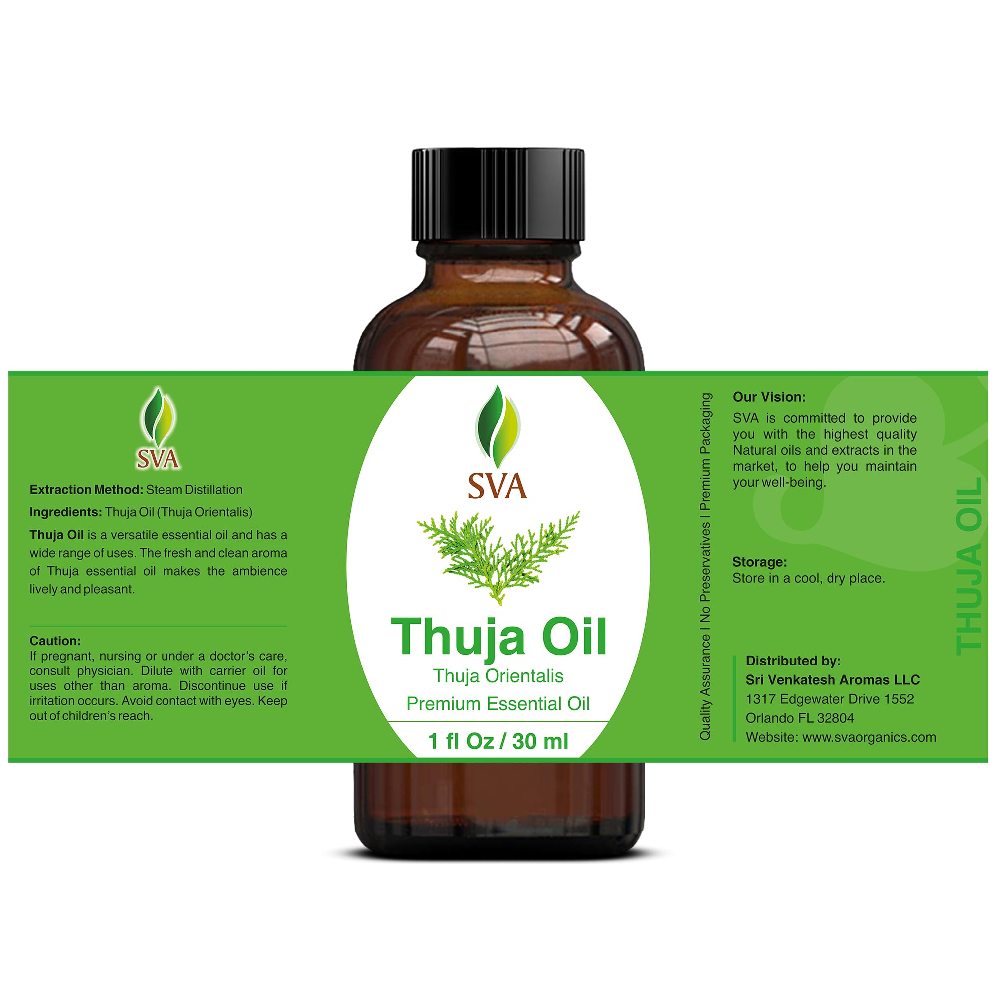 Foto 4 pulgar | Aceite Esencial Sva Thuja 30 Ml 100% Natural Para Difusor - Venta Internacional.