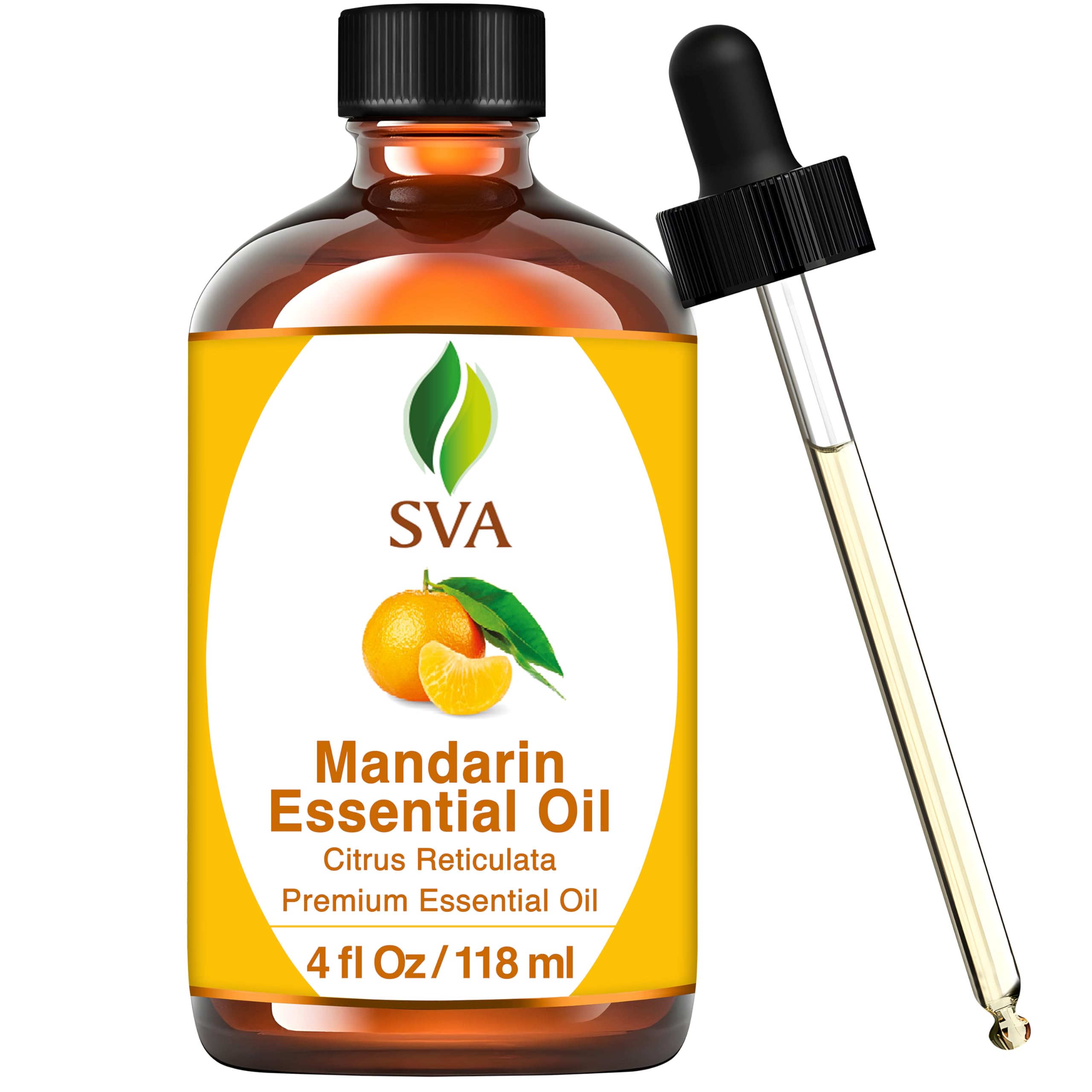 Foto 2 pulgar | Aceite Esencial De Mandarina Sva, 120 Ml, 100% Natural, Con Gotero - Venta Internacional.