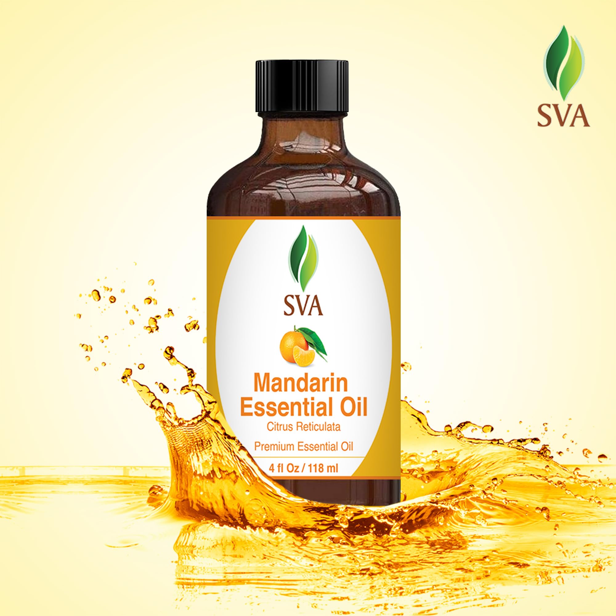 Foto 4 | Aceite Esencial De Mandarina Sva, 120 Ml, 100% Natural, Con Gotero - Venta Internacional.