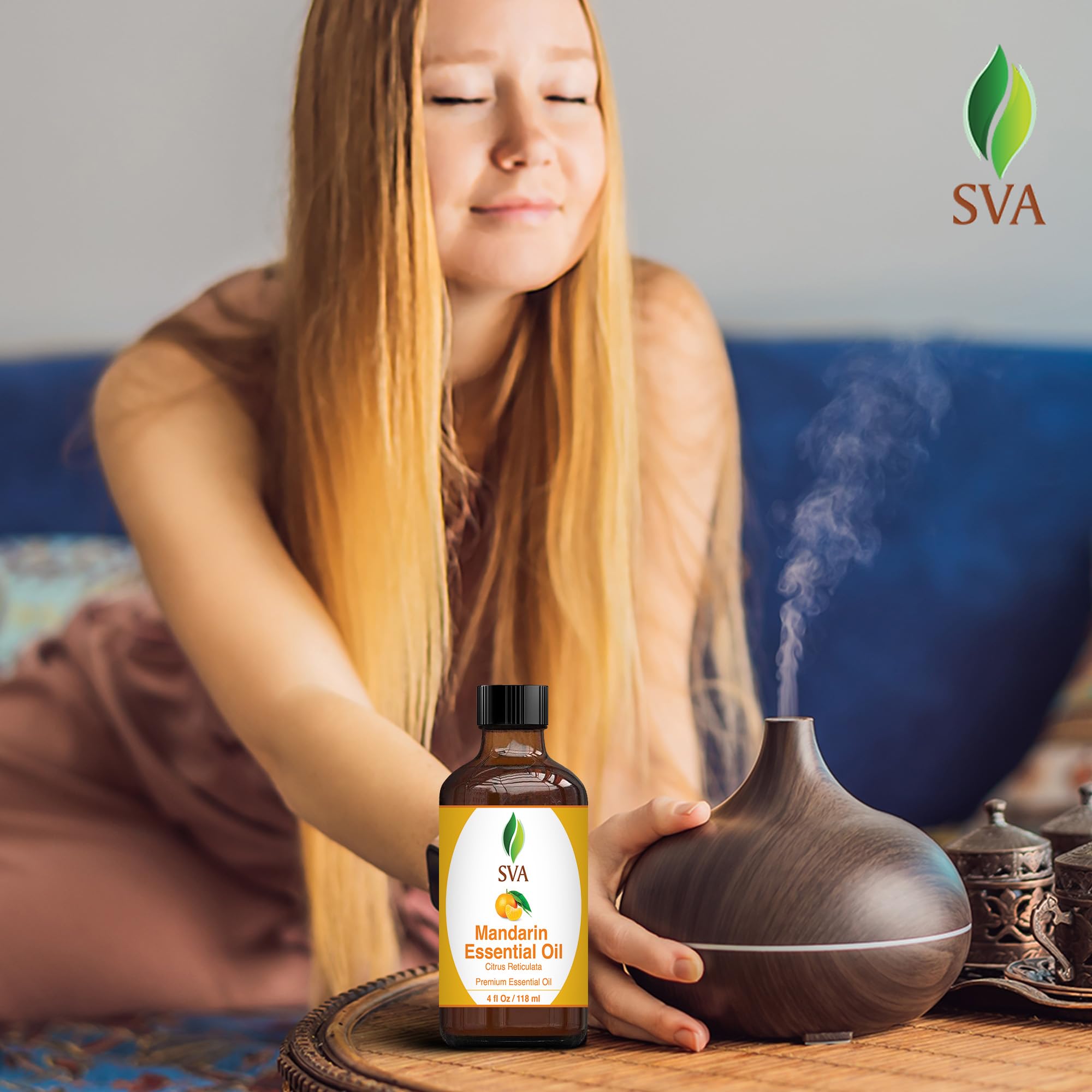 Foto 5 | Aceite Esencial De Mandarina Sva, 120 Ml, 100% Natural, Con Gotero - Venta Internacional.