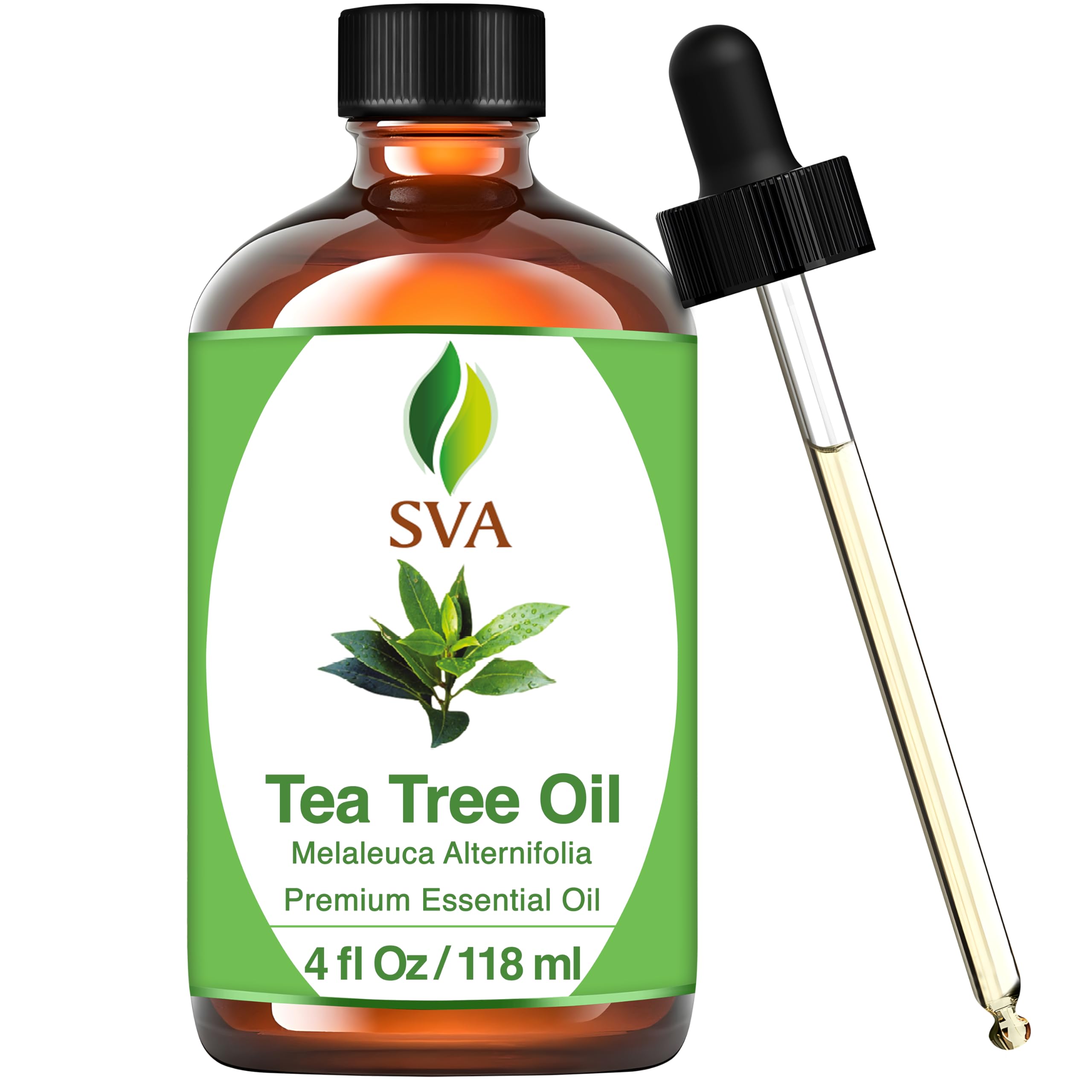 Foto 2 pulgar | Aceite Esencial Sva Tea Tree 100 Ml 100% Natural Con Gotero - Venta Internacional.