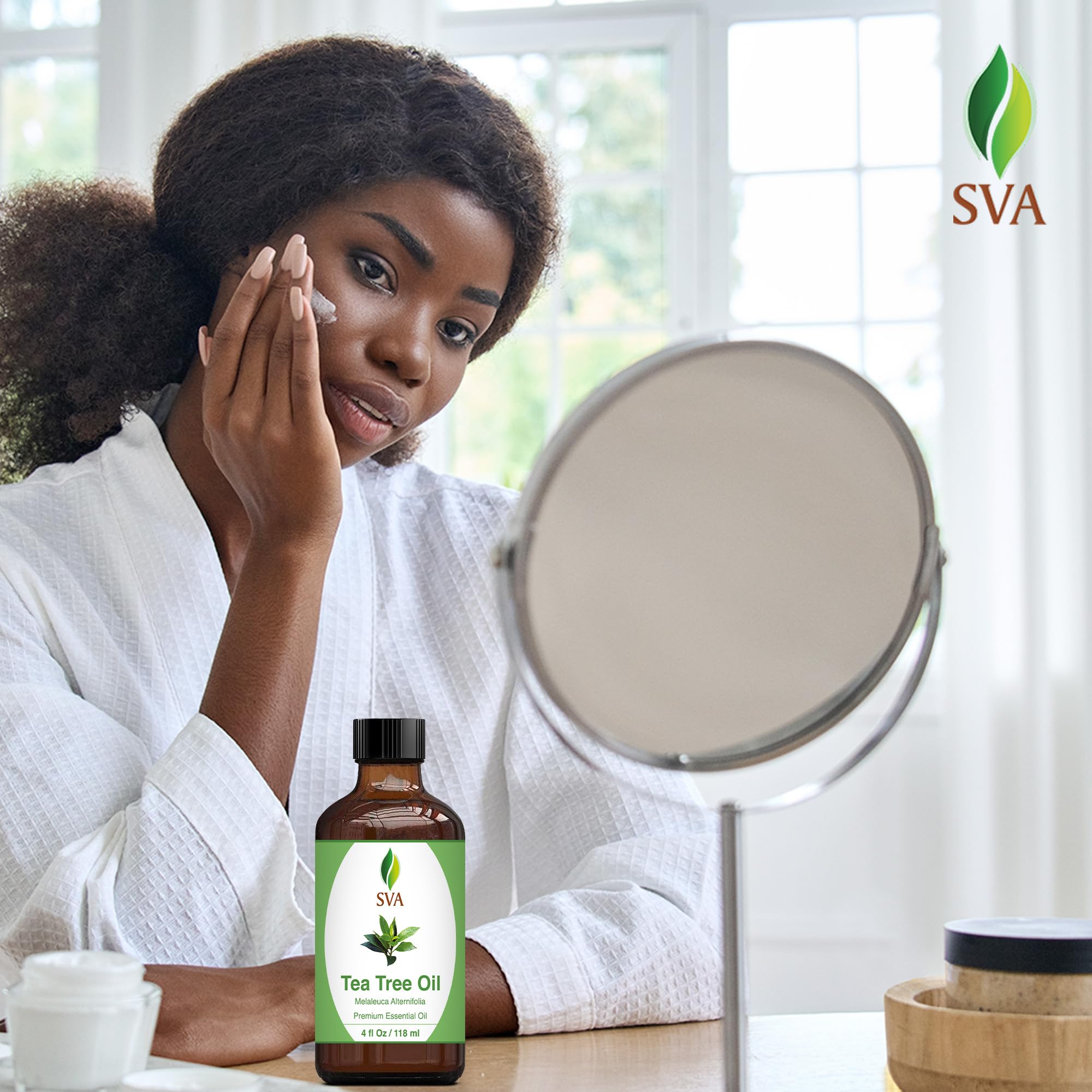 Foto 6 pulgar | Aceite Esencial Sva Tea Tree 100 Ml 100% Natural Con Gotero - Venta Internacional.