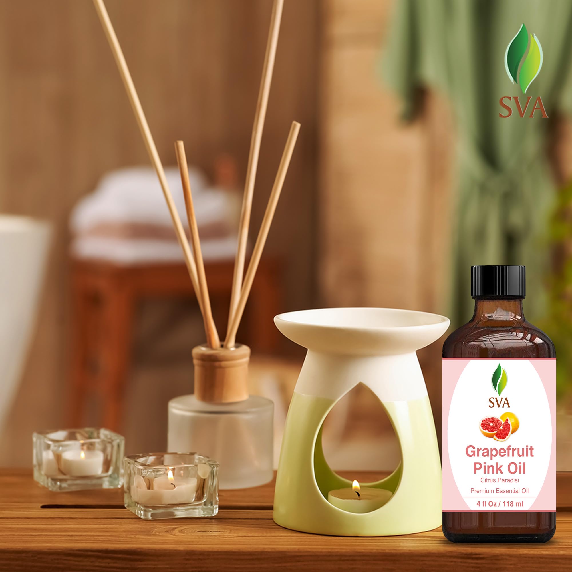 Foto 7 pulgar | Aceite Esencial Sva Organics Pomelo Rosa 120 Ml 100% Natural - Venta Internacional.