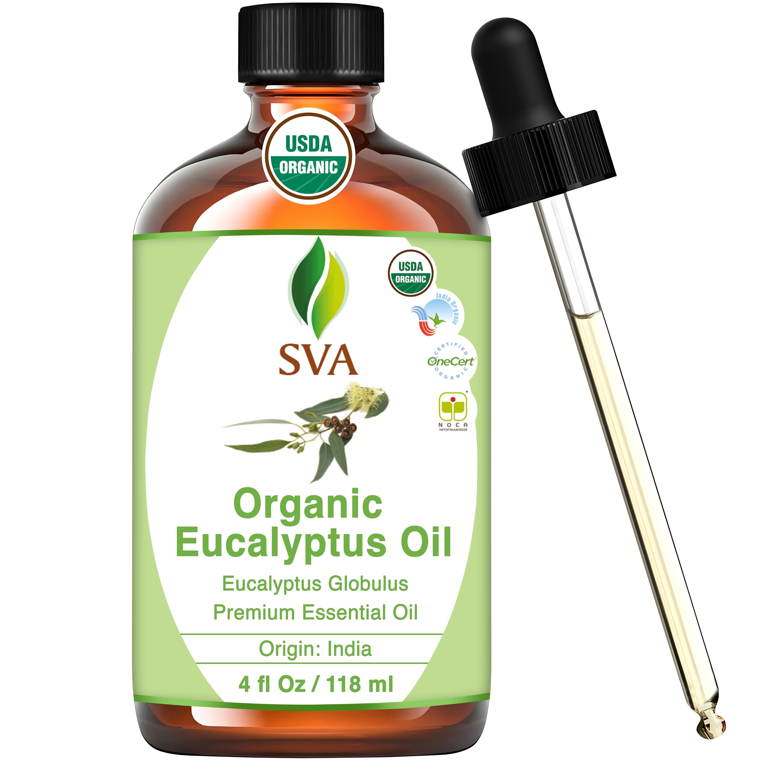 Foto 2 pulgar | Aceite Esencial Sva De Eucalipto 100% Natural Orgánico 120 Ml - Venta Internacional.
