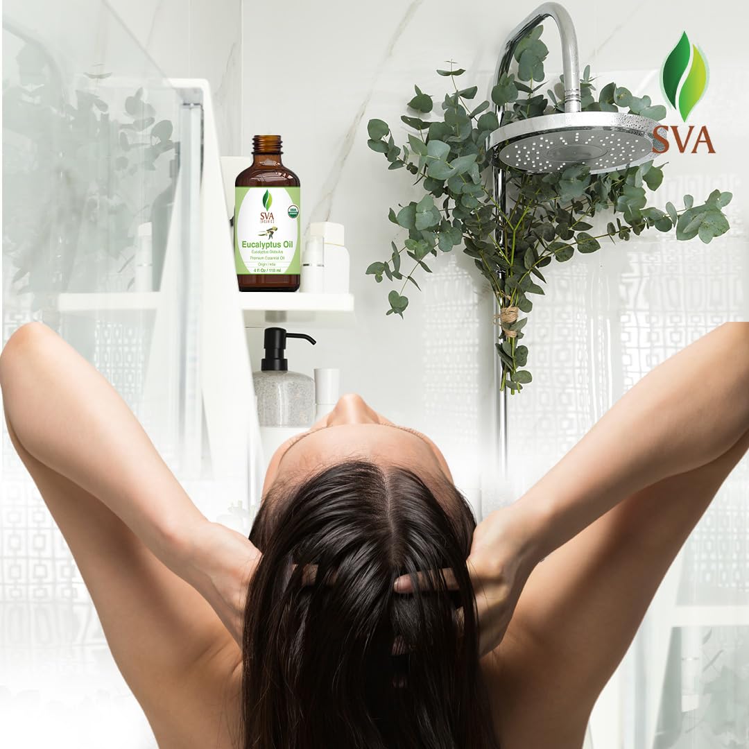 Foto 8 pulgar | Aceite Esencial Sva De Eucalipto 100% Natural Orgánico 120 Ml - Venta Internacional.