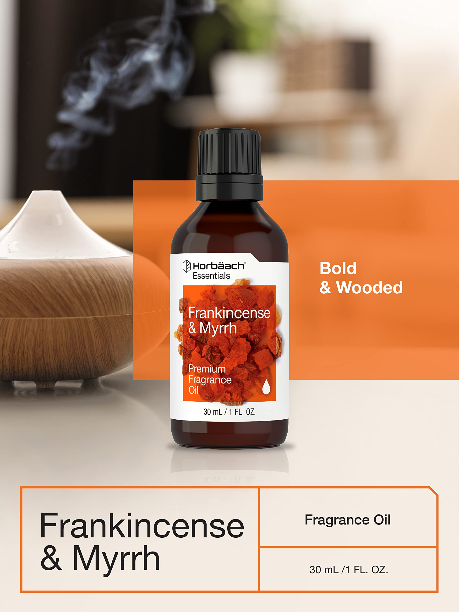 Foto 6 | Aceite Aromático Horbäach De Incienso Y Mirra, 30 Ml, De Primera Calidad - Venta Internacional.