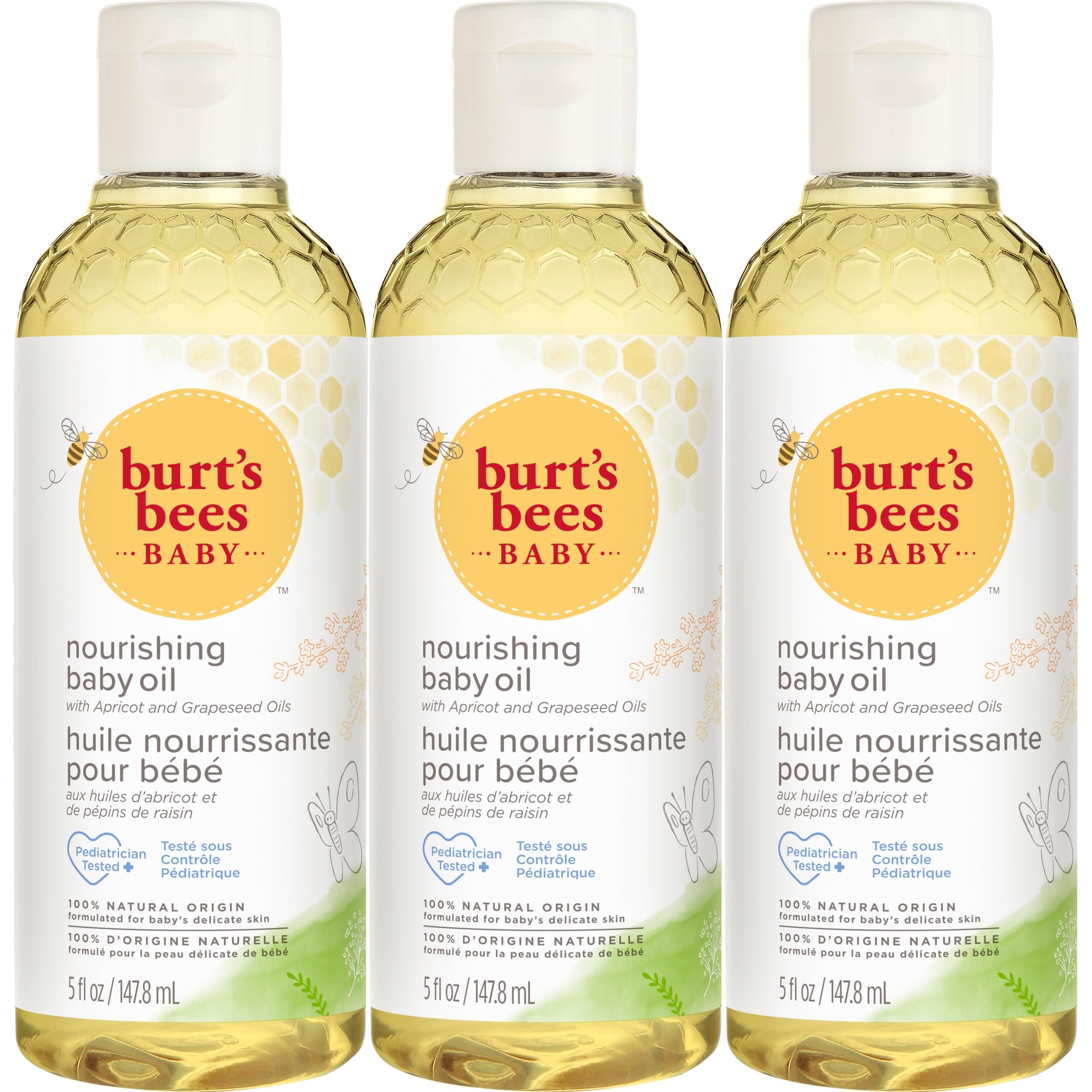 Foto 2 pulgar | Aceite Para Bebés Burt's Bees Nutritivo 100% Natural, 150 Ml - Venta Internacional.