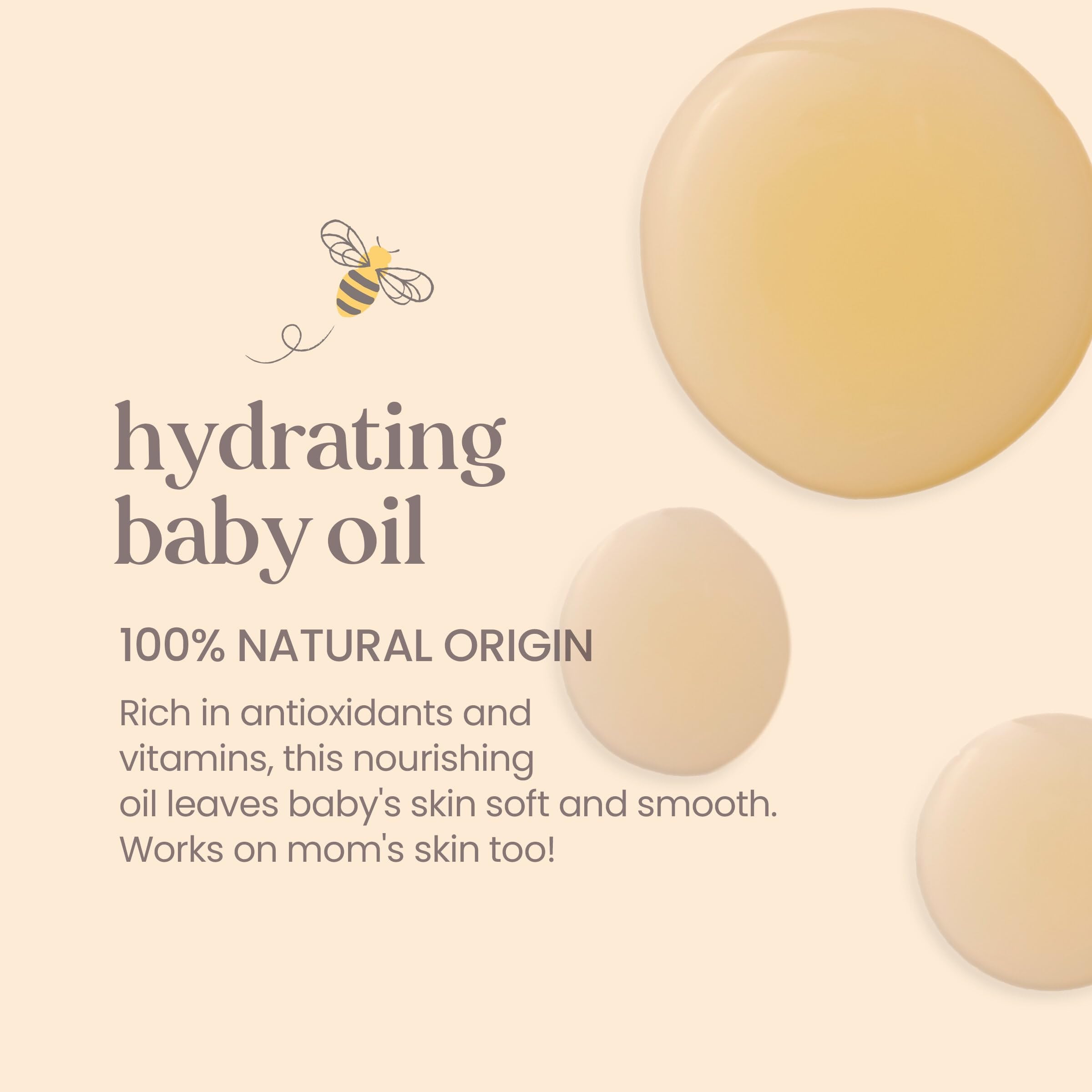 Foto 4 pulgar | Aceite Para Bebés Burt's Bees Nutritivo 100% Natural, 150 Ml - Venta Internacional.