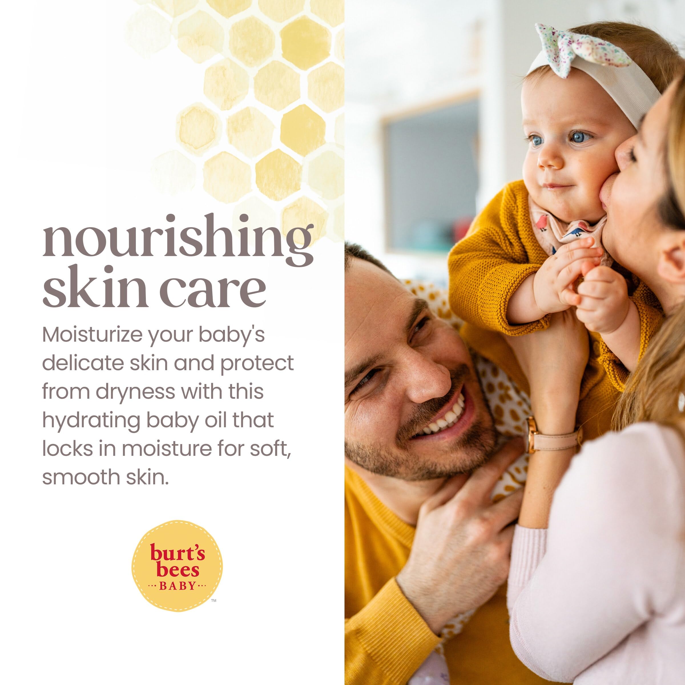 Foto 5 | Aceite Para Bebés Burt's Bees Nutritivo 100% Natural, 150 Ml - Venta Internacional.