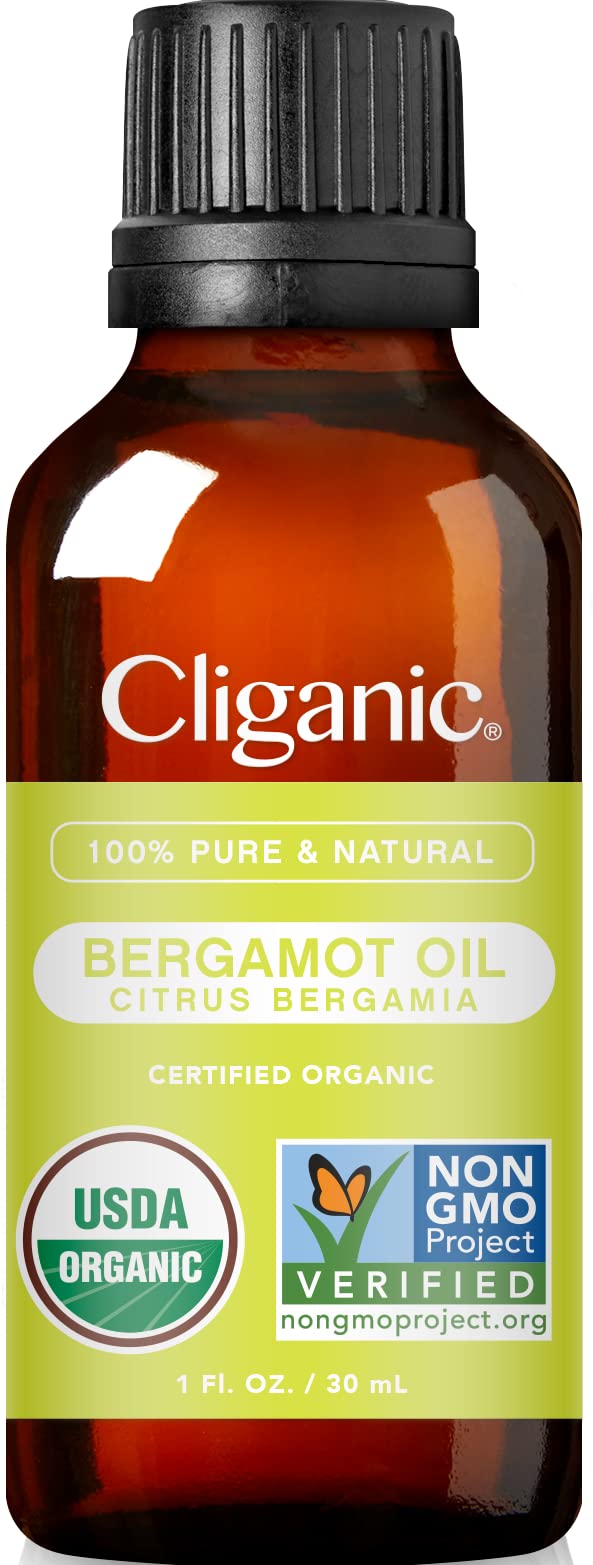 Foto 2 pulgar | Aceite Esencial De Bergamota Orgánica Cliganic, 30 Ml, 100% Puro - Venta Internacional.