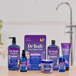 Foto 7 | Remojo Para Dormir Con Melatonina Epsom Salt Dr. Teal's, 1,36 Kg (paquete De 4) - Venta Internacional.