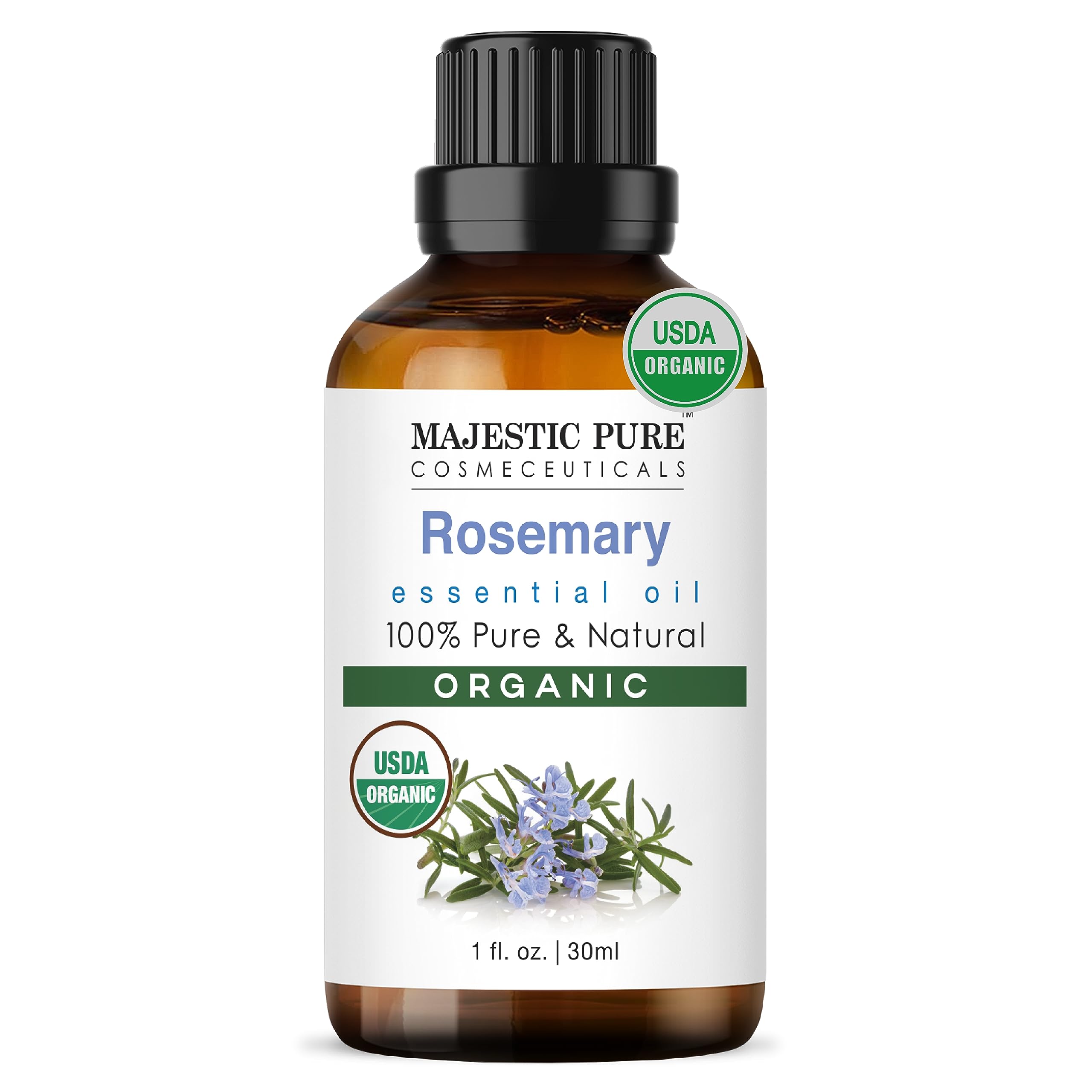 Foto 2 pulgar | Aceite Esencial Majestic Pure Organic Rosemary 30 Ml - Venta Internacional.