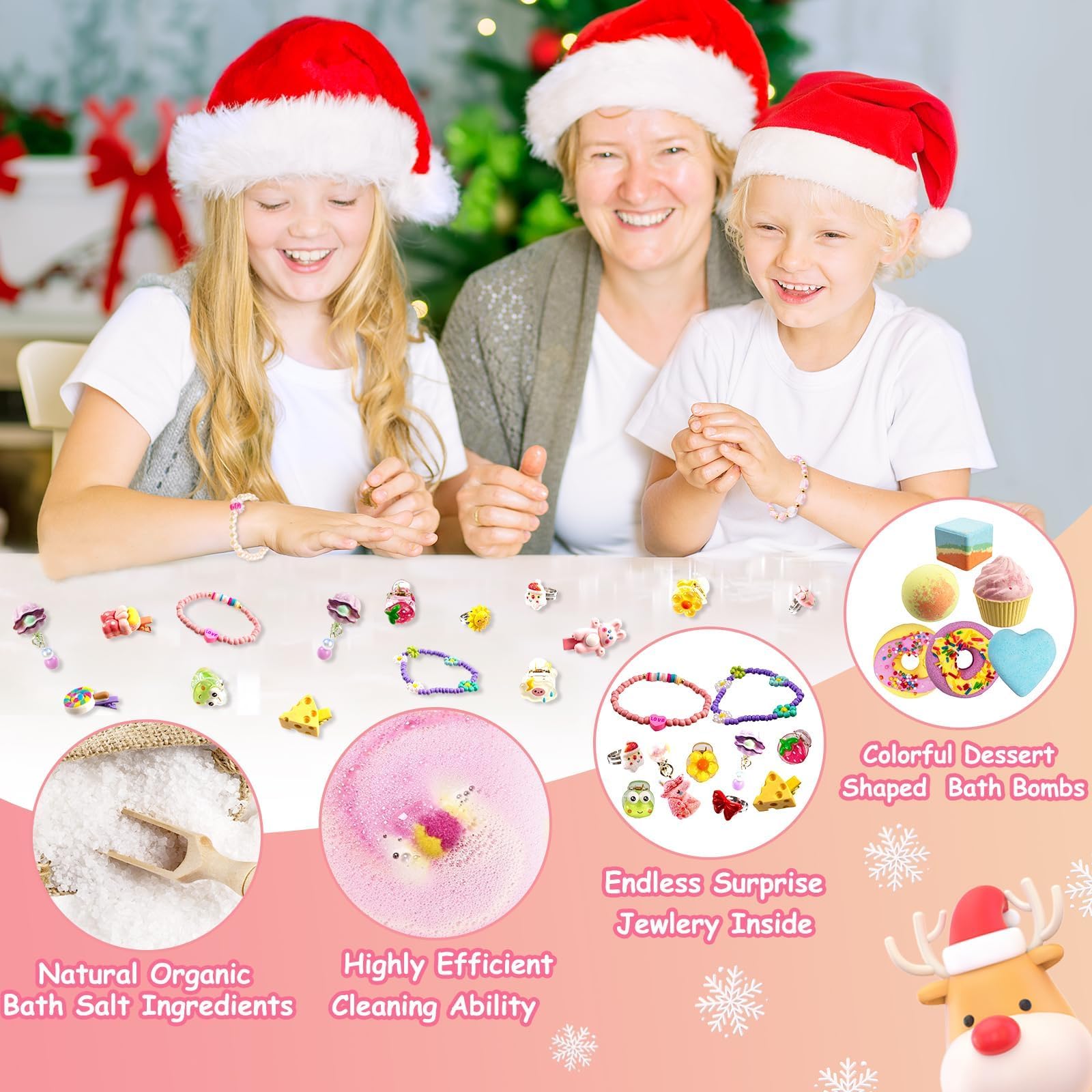 Foto 7 pulgar | Bombas De Baño Con Calendario De Adviento 2024 Para Niños Con Juguetes Sorpresa - Venta Internacional.