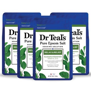 Foto 1 | Eucalipto Epsom Salt Dr. Teal's Relax & Relief, 1,36 Kg (x4) - Venta Internacional.
