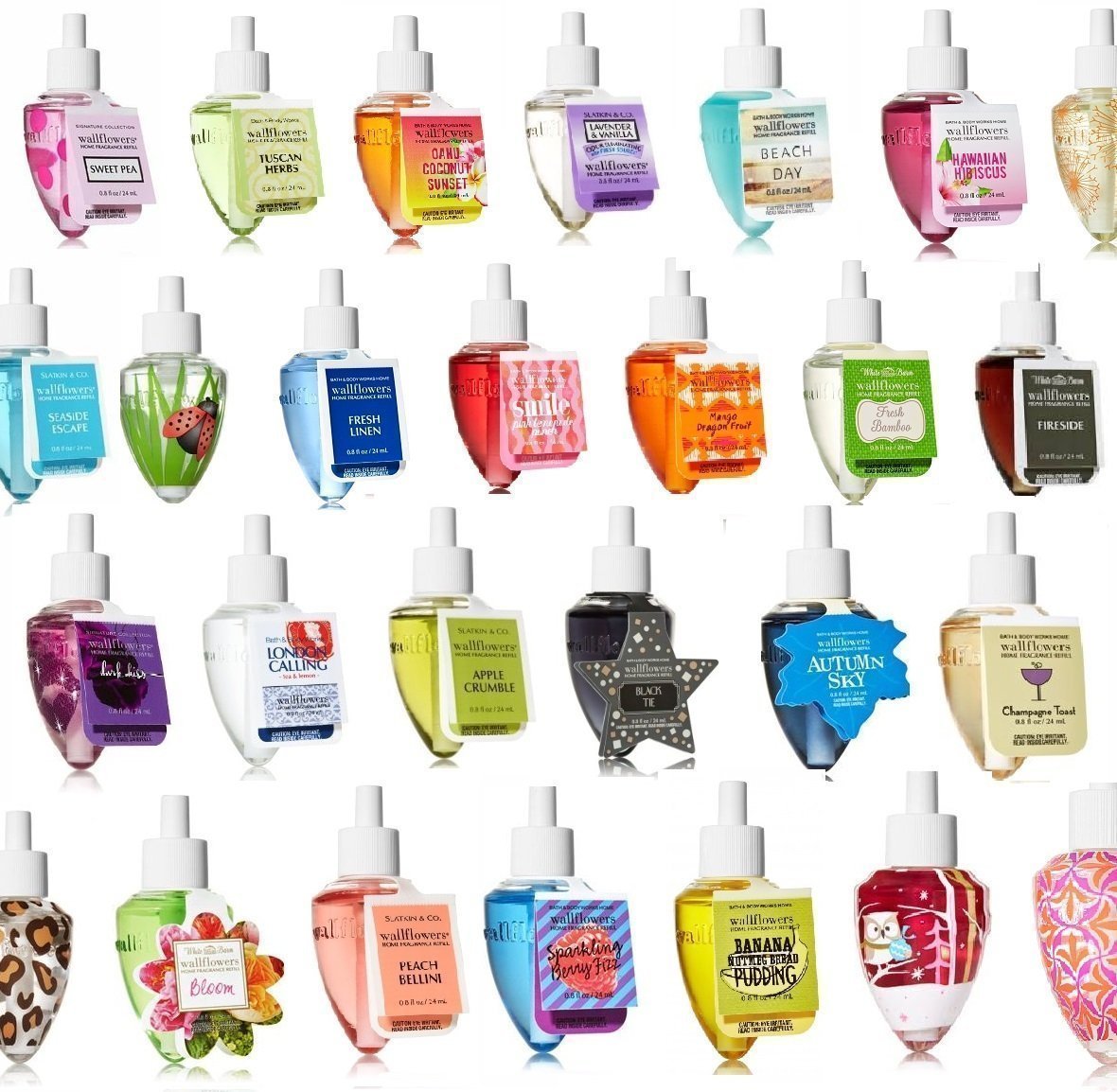 Foto 2 pulgar | Bulbos Wallflower Bath & Body Works, Paquete Variado, 6 Unidades - Venta Internacional.