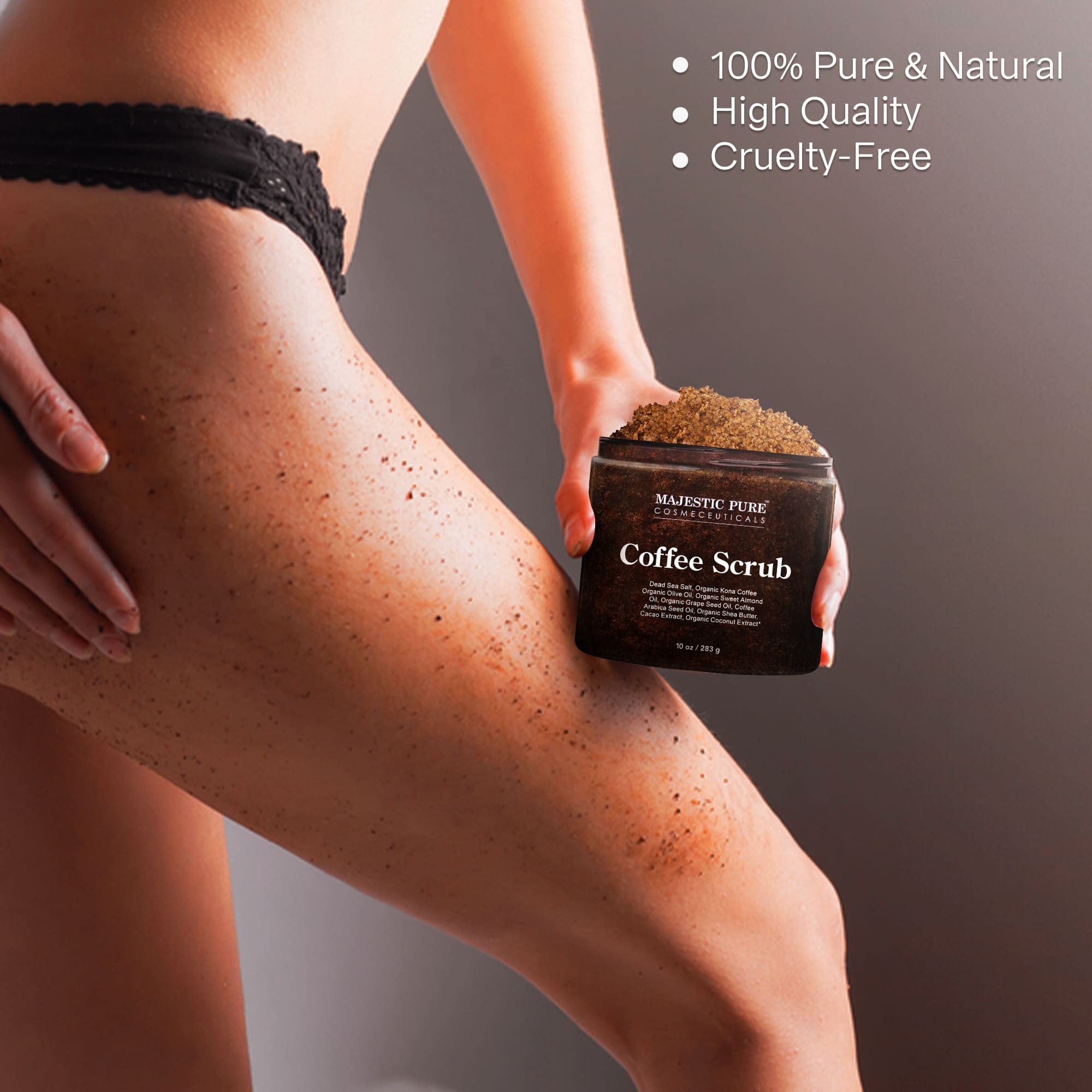 Foto 7 pulgar | Exfoliante Corporal Majestic Pure Arabica Coffee 300 Ml Para El Cuidado De La Piel - Venta Internacional.