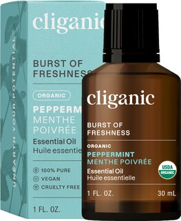 Foto 1 | Aceite Esencial De Menta Orgánica Cliganic, 30 Ml, 100% Puro - Venta Internacional.