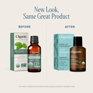Foto 2 | Aceite Esencial De Menta Orgánica Cliganic, 30 Ml, 100% Puro - Venta Internacional.