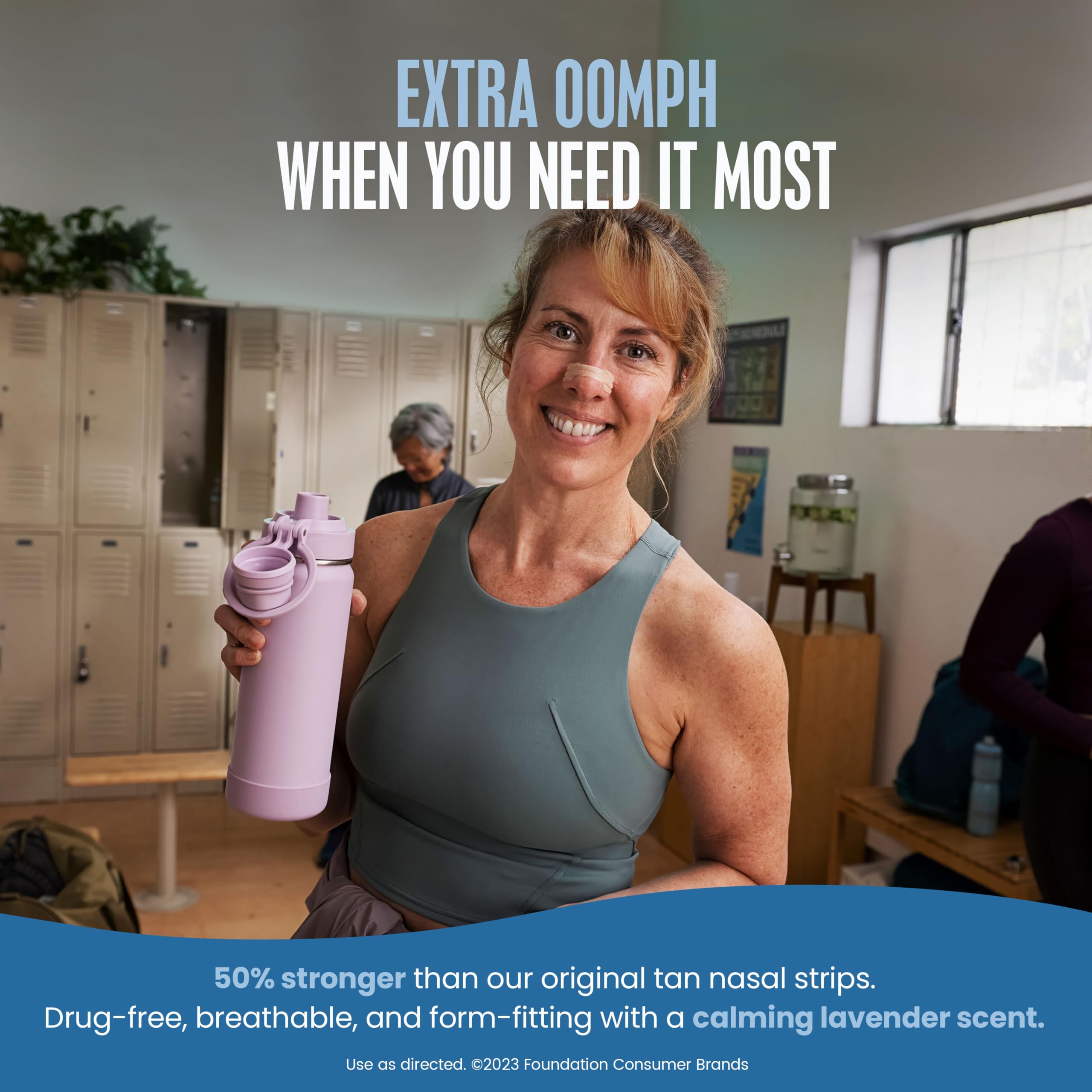 Foto 5 pulgar | Tiras Nasales Breathe Right Con Aroma A Lavanda Extra Fuertes, 26 Unidades - Venta Internacional.