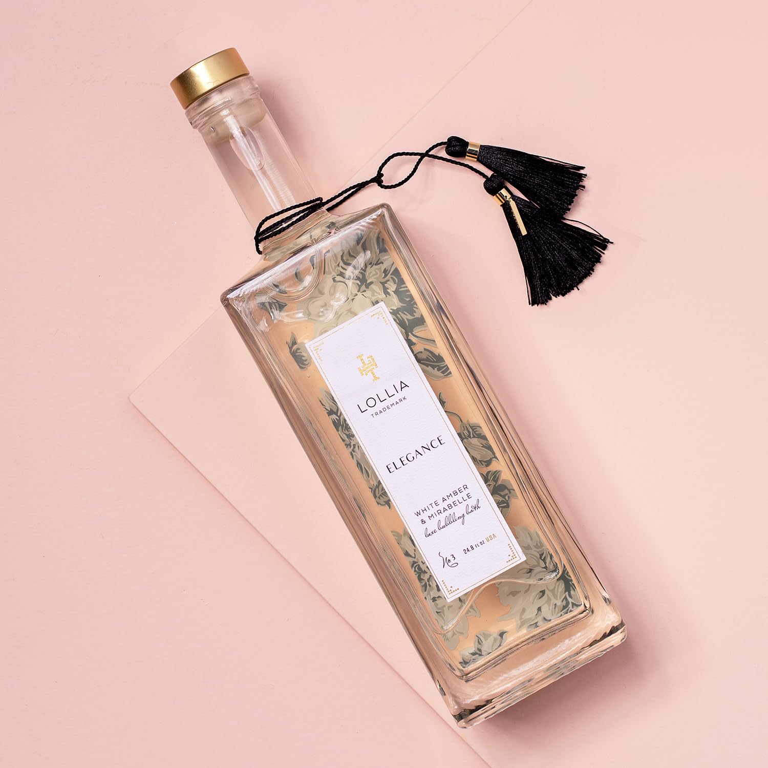 Foto 2 | Baño De Burbujas Lollia Elegance White Amber & Mirabelle 730 Ml - Venta Internacional.