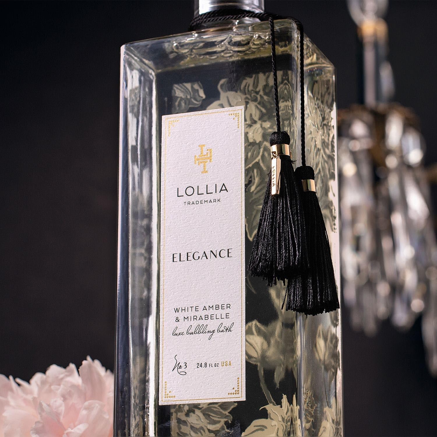 Foto 6 | Baño De Burbujas Lollia Elegance White Amber & Mirabelle 730 Ml - Venta Internacional.