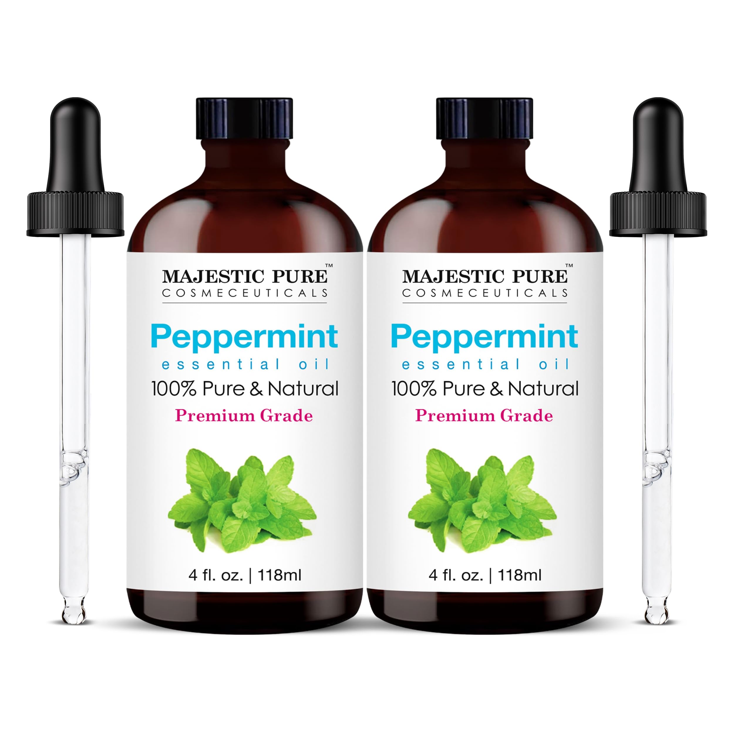 Foto 2 pulgar | Aceite Esencial Majestic Pure Peppermint 120 Ml (paquete De 2) - Venta Internacional.
