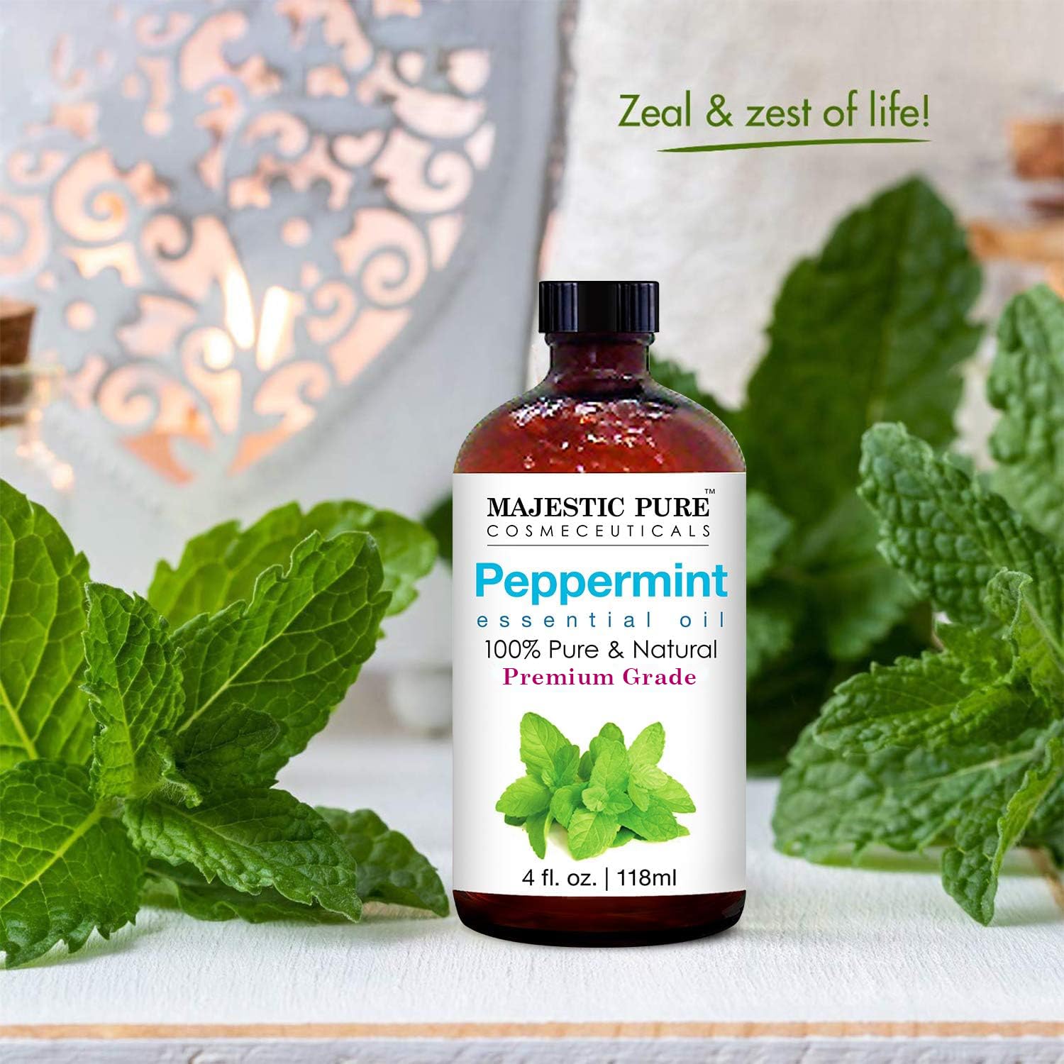 Foto 2 | Aceite Esencial Majestic Pure Peppermint 120 Ml (paquete De 2) - Venta Internacional.