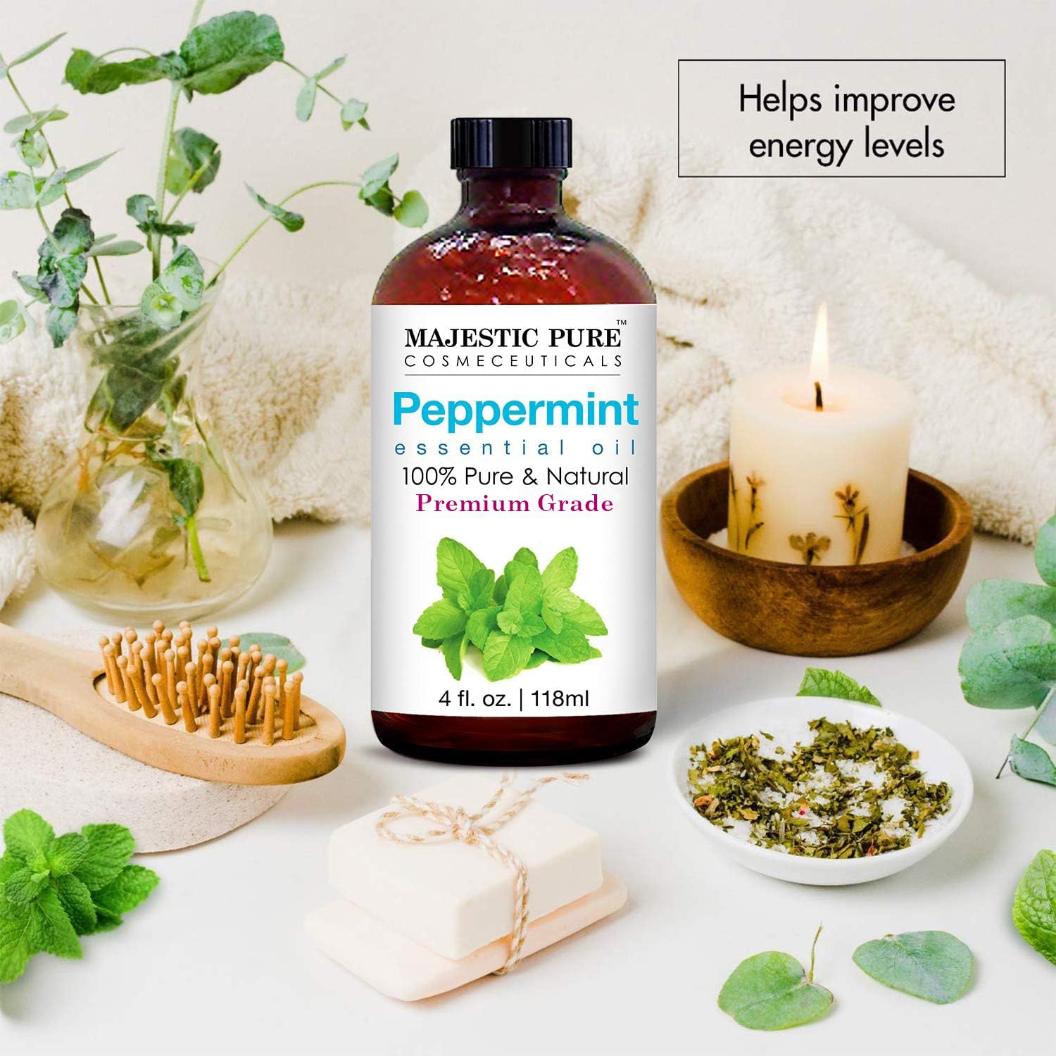 Foto 3 | Aceite Esencial Majestic Pure Peppermint 120 Ml (paquete De 2) - Venta Internacional.