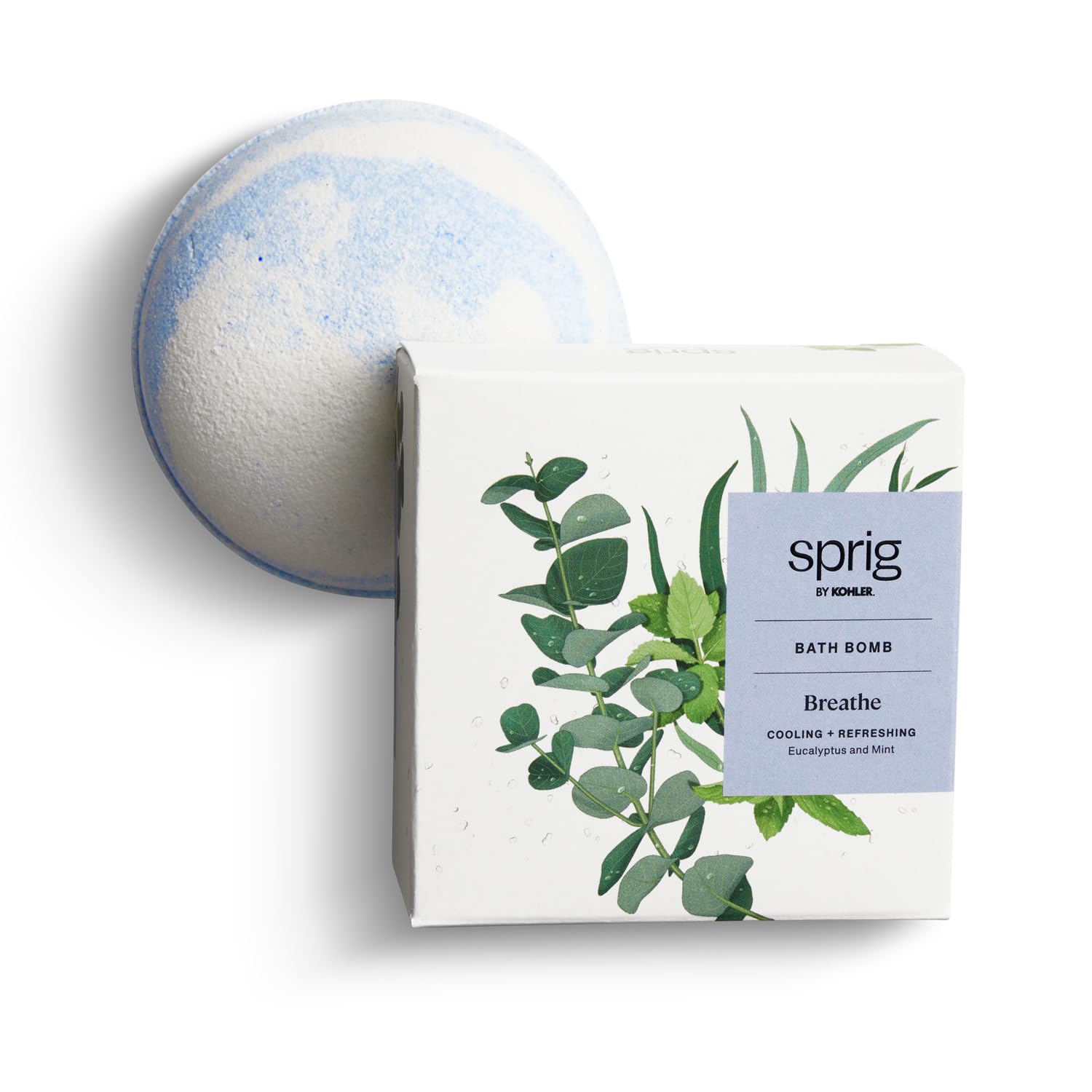 Foto 2 pulgar | Bomba De Baño Kohler Sprig De Eucalipto Y Menta Con Manteca De Karité, 100 G - Venta Internacional.