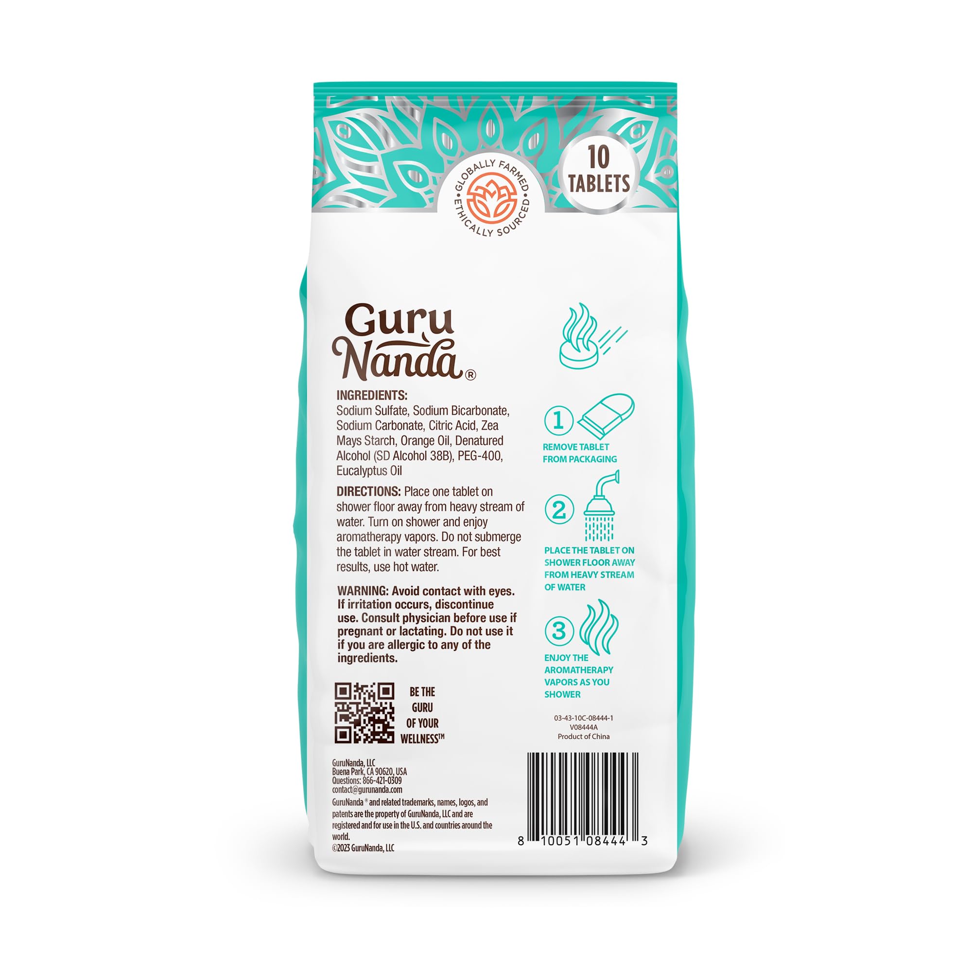 Foto 7 | Paquete De 10 Vaporizadores De Ducha Gurunanda Uplift Para Aromaterapia - Venta Internacional.