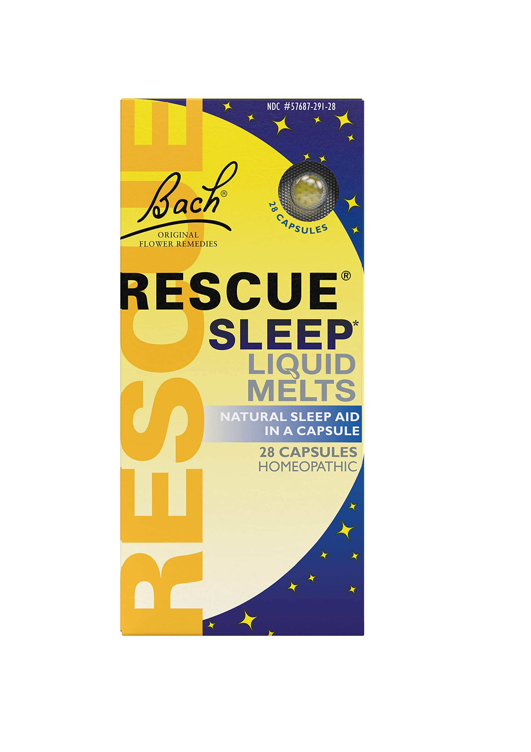 Foto 2 pulgar | El Líquido Sleep Aid Rescue Bach Rescue Sleep Se Derrite, 28 Unidades - Venta Internacional.
