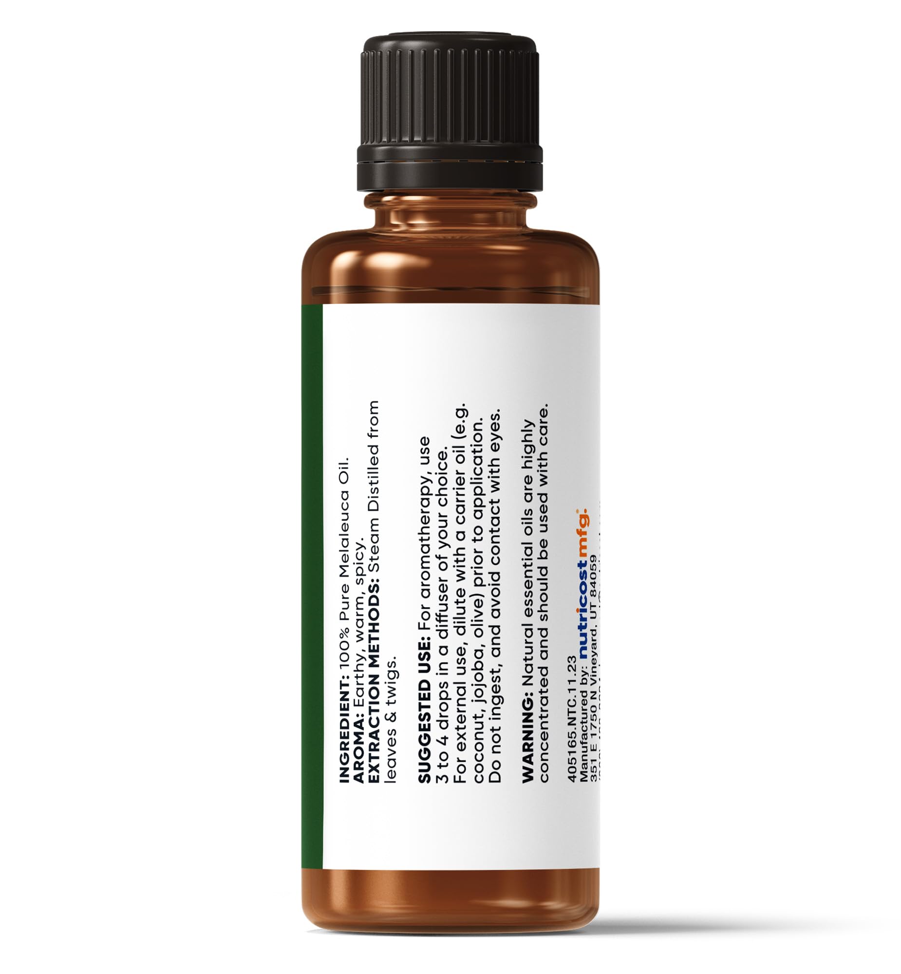 Foto 3 pulgar | Aceite Esencial Nutricost Melaleuca (árbol De Té) 30 Ml 100% Puro - Venta Internacional.