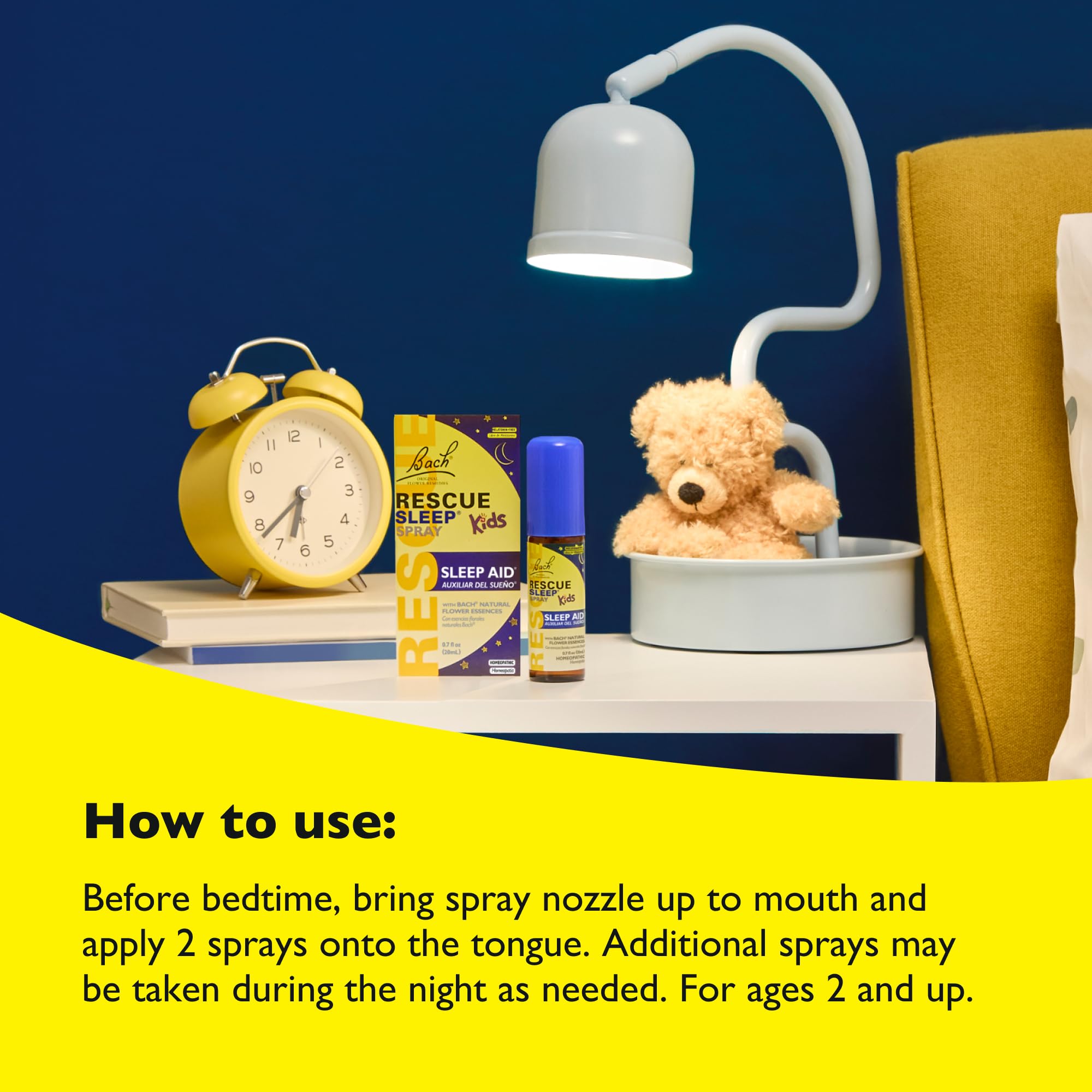 Foto 5 pulgar | Sleep Aid Rescue Sleep Kids En Aerosol, 20 Ml, Sin Melatonina - Venta Internacional.