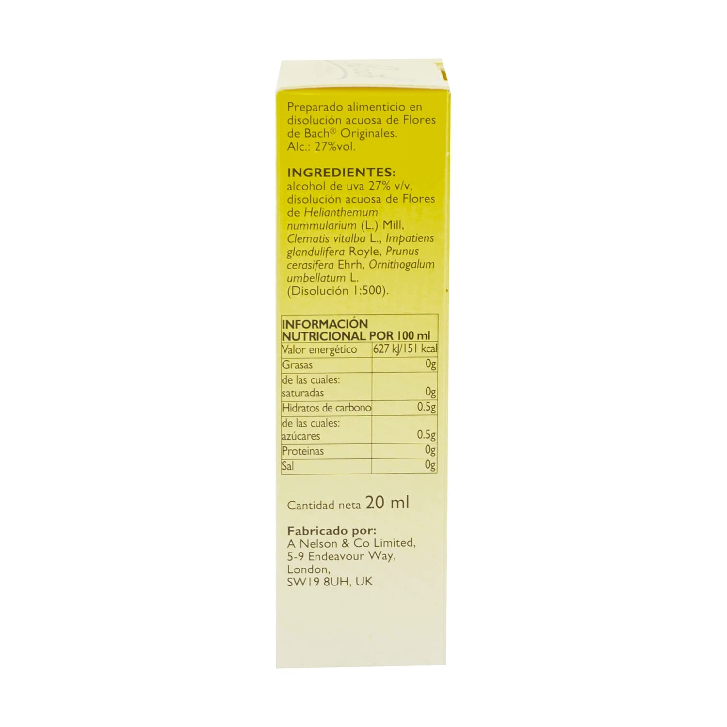 Foto 4 pulgar | Remedio Drops Rescue, 20 Ml, Alivio Natural, No Crea Hábito - Venta Internacional.