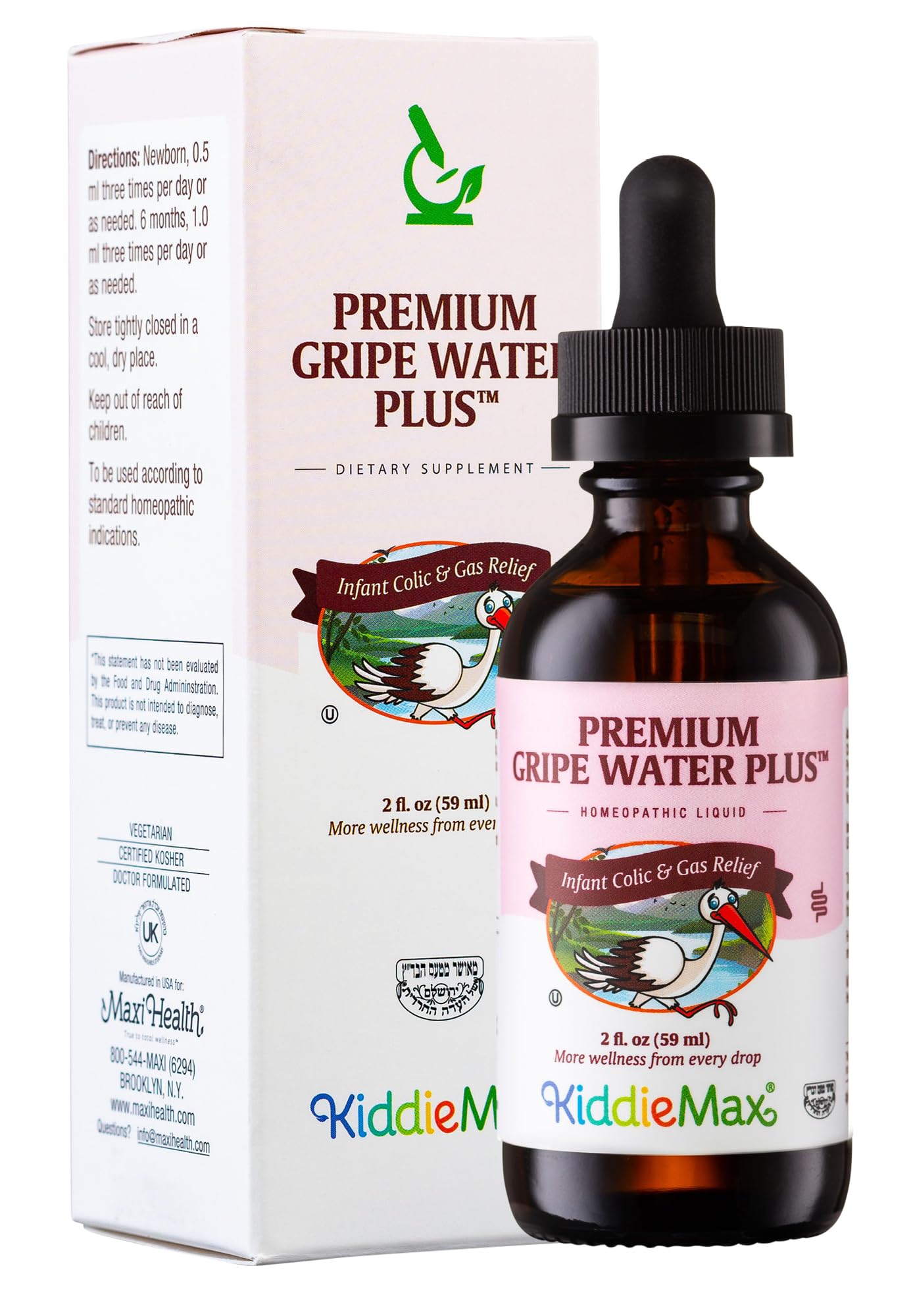Foto 3 pulgar | Gripe Water Maxi Health Homeopatic Para Bebés, 60 Ml - Venta Internacional.