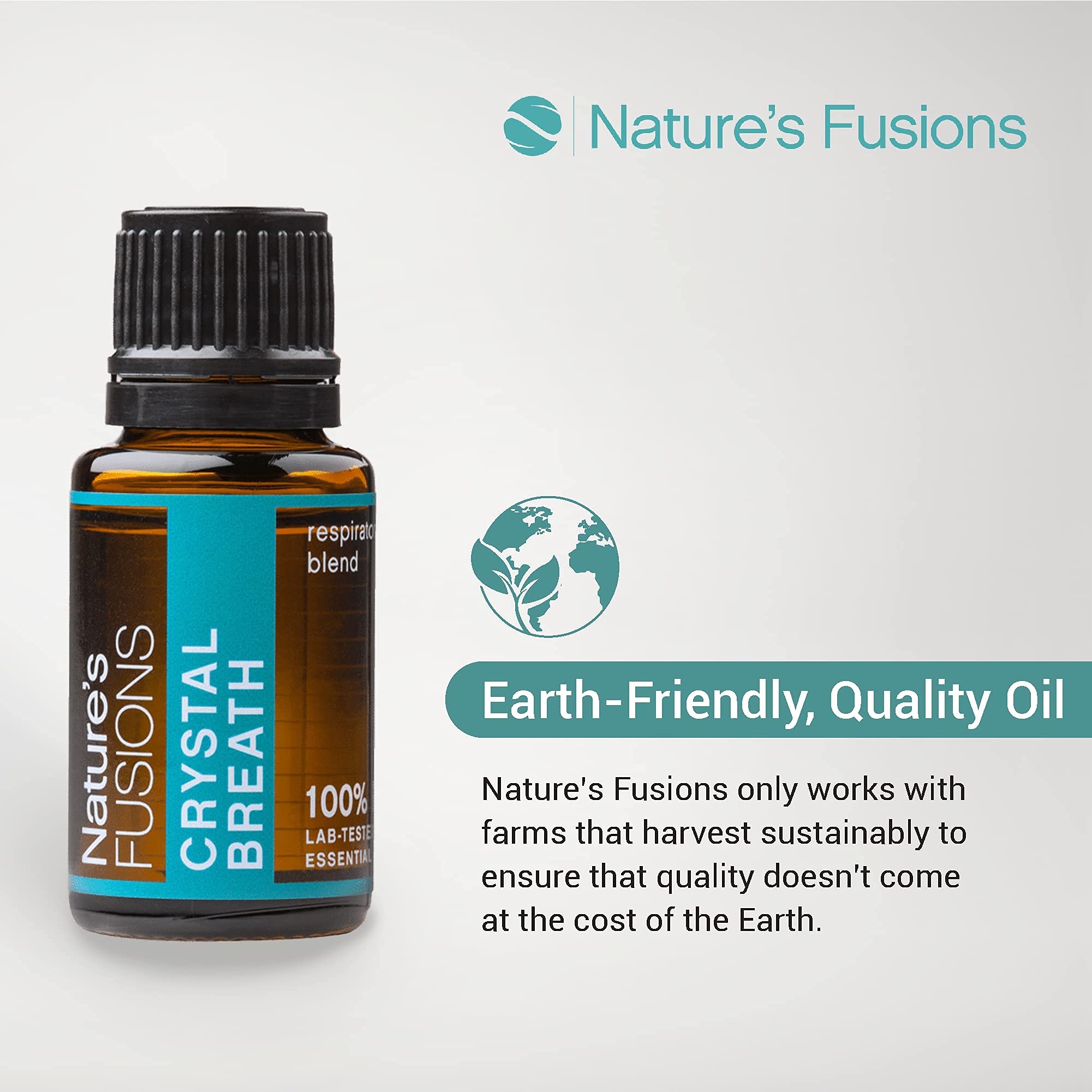 Foto 3 pulgar | Mezcla Respiratoria De Aceites Esenciales Nature's Fusions 15 Ml - Venta Internacional.