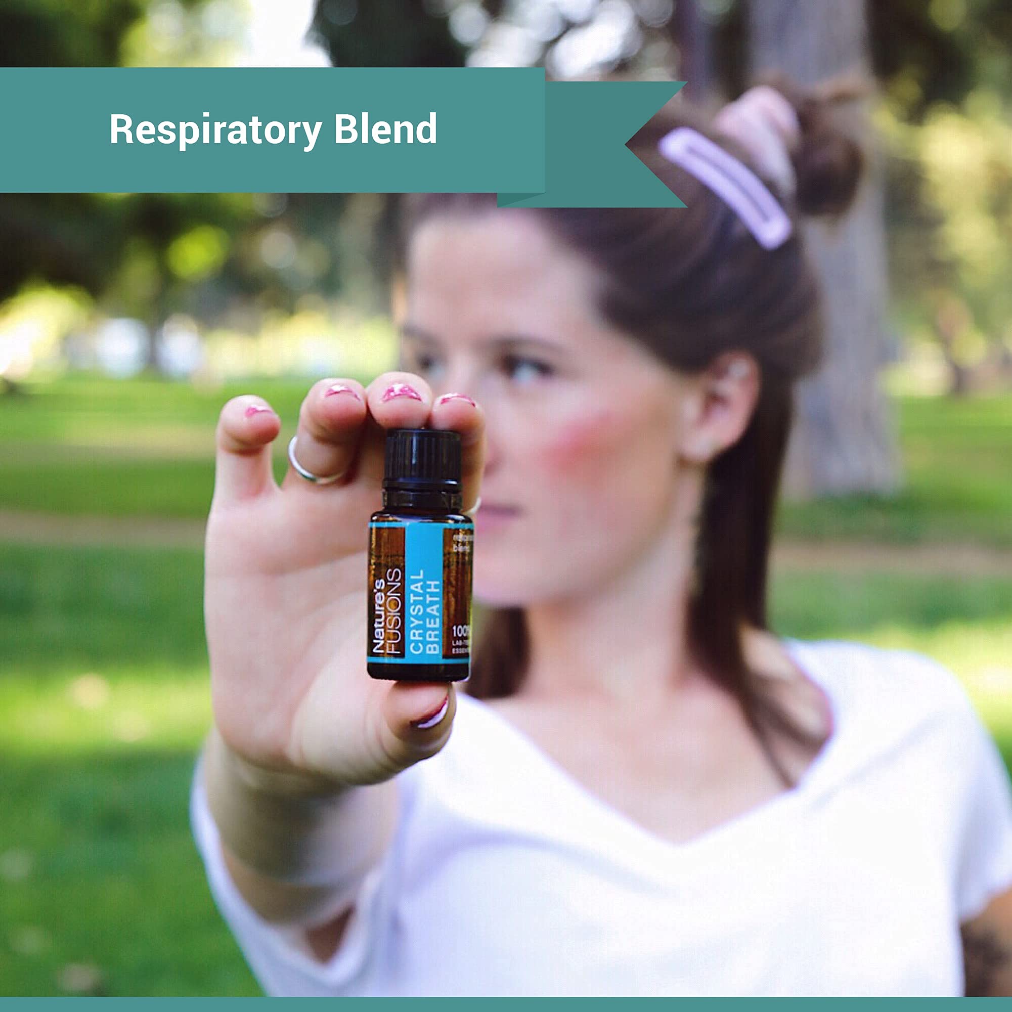 Foto 4 pulgar | Mezcla Respiratoria De Aceites Esenciales Nature's Fusions 15 Ml - Venta Internacional.