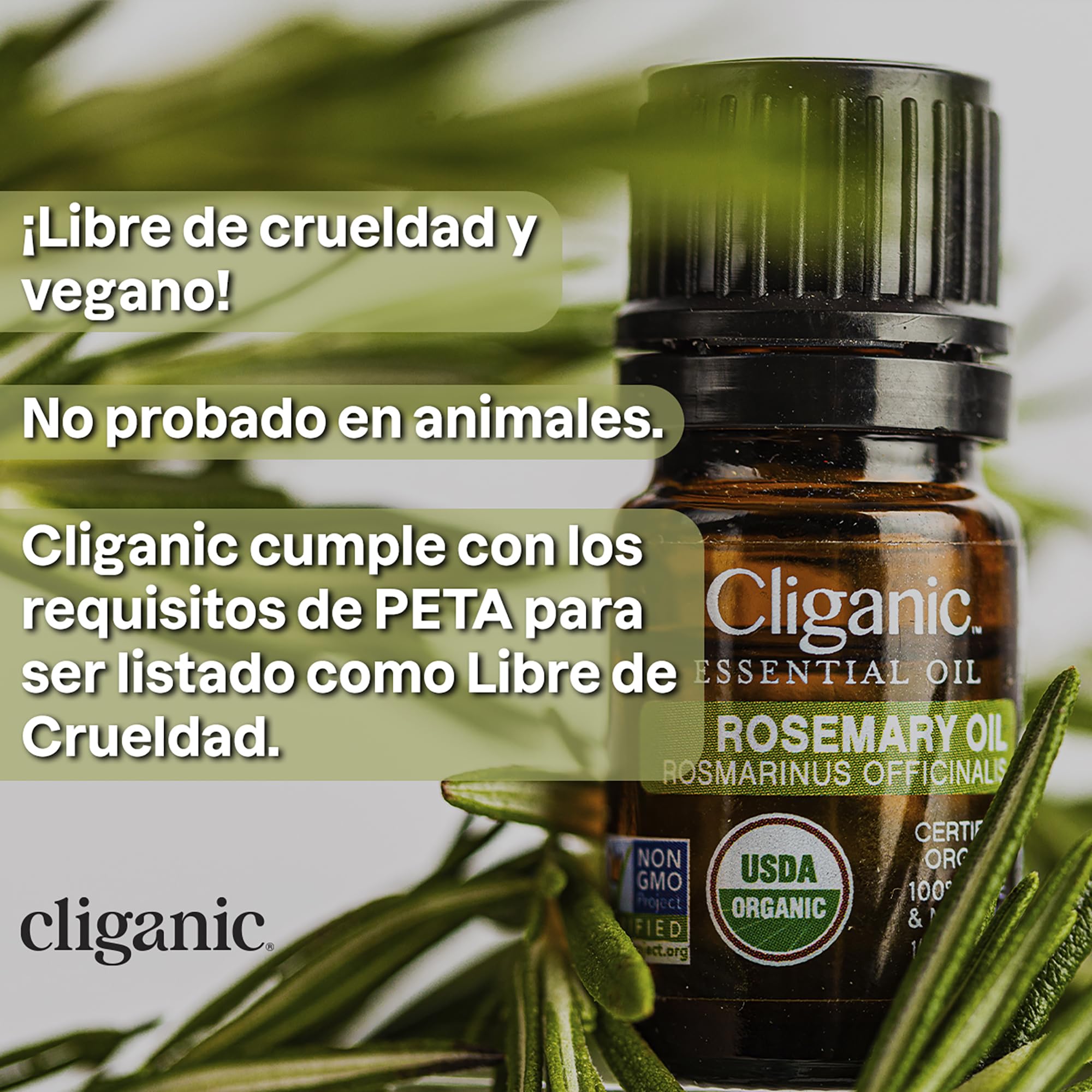 Foto 3 pulgar | Aceite Esencial De Lavanda Cliganic 100% Puro Orgánico, 30 Ml - Venta Internacional.