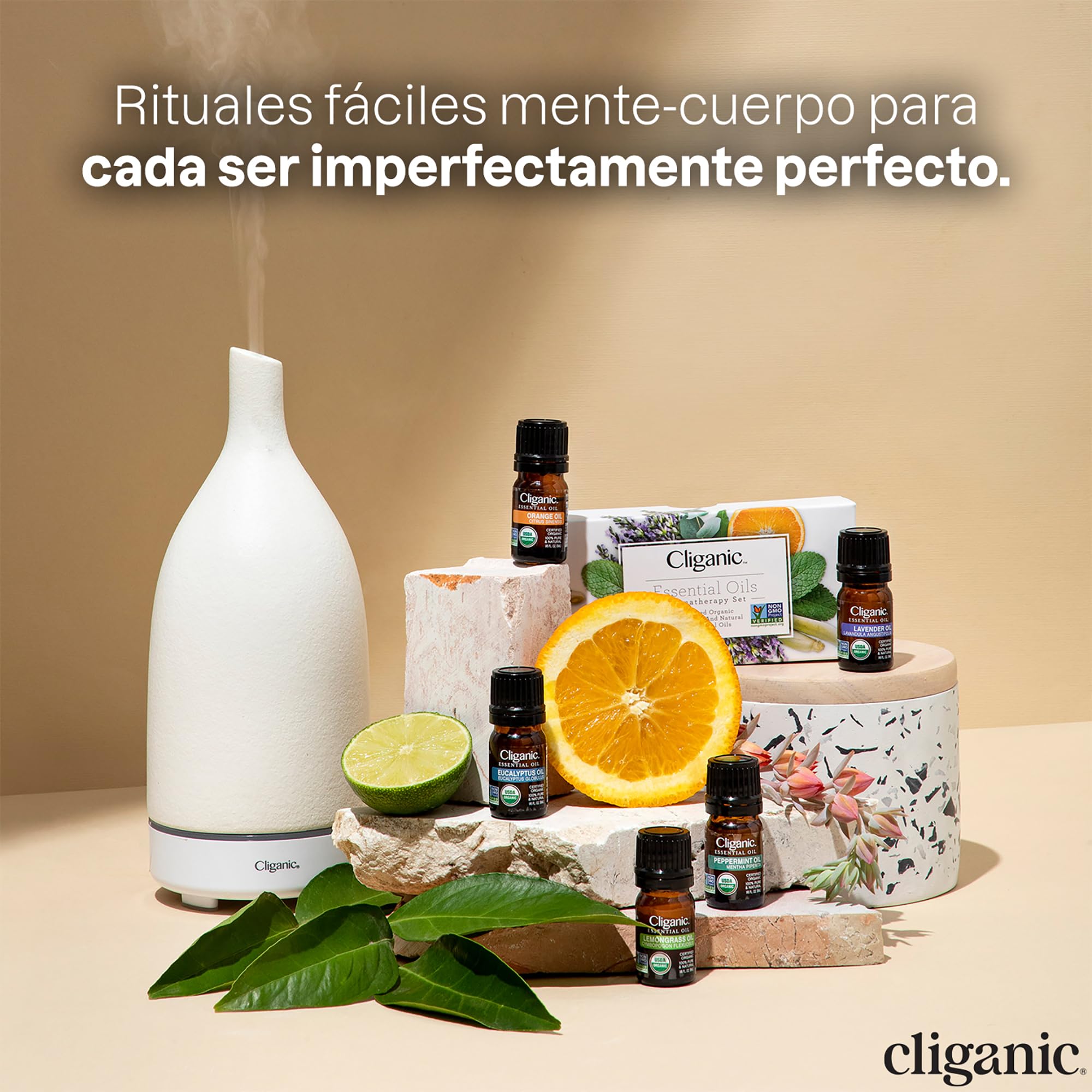 Foto 4 pulgar | Aceite Esencial De Lavanda Cliganic 100% Puro Orgánico, 30 Ml - Venta Internacional.