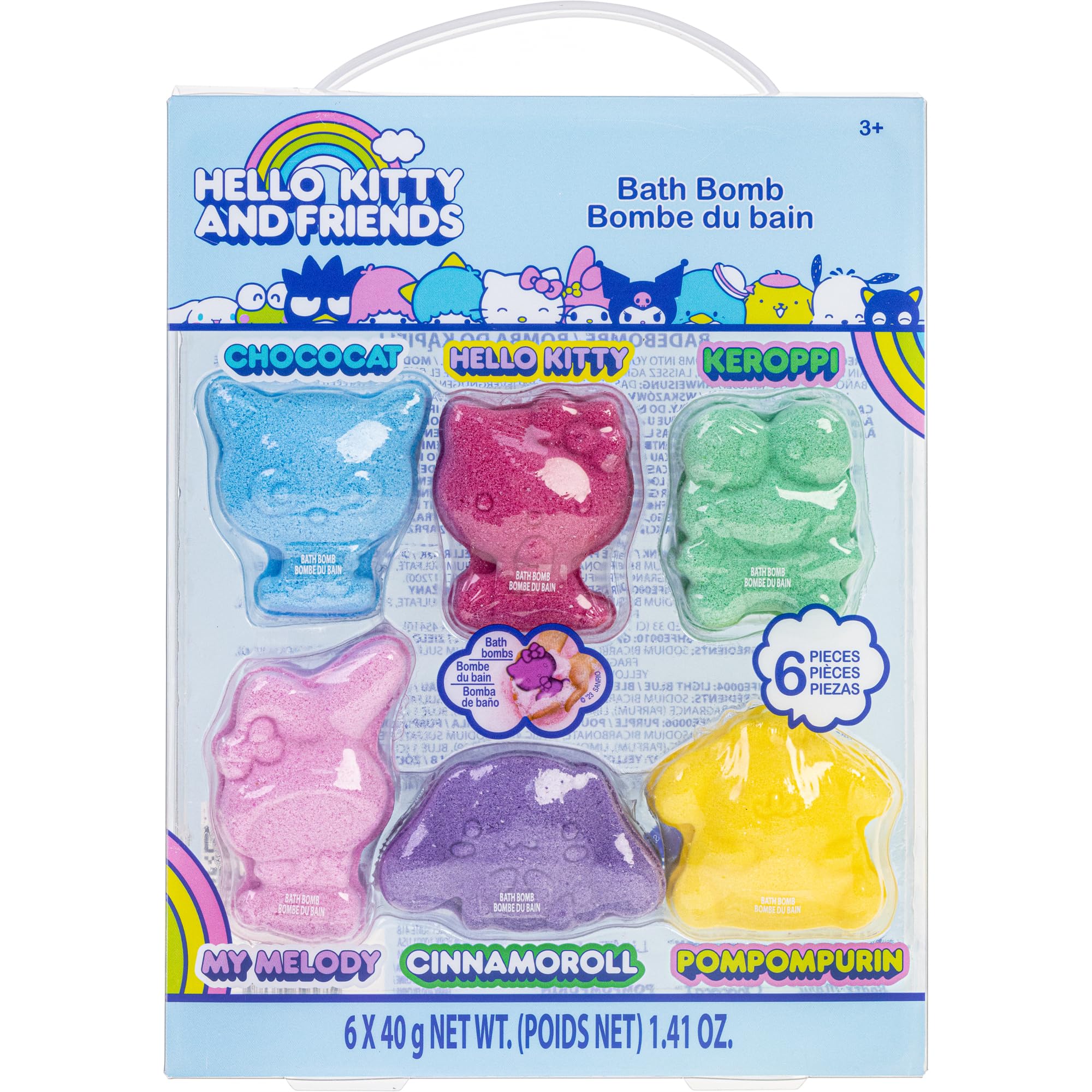 Foto 1 | Set De Bombas De Baño Townley Girl Hello Kitty, 6 Unidades, 40 G, 3 O Más - Venta Internacional.